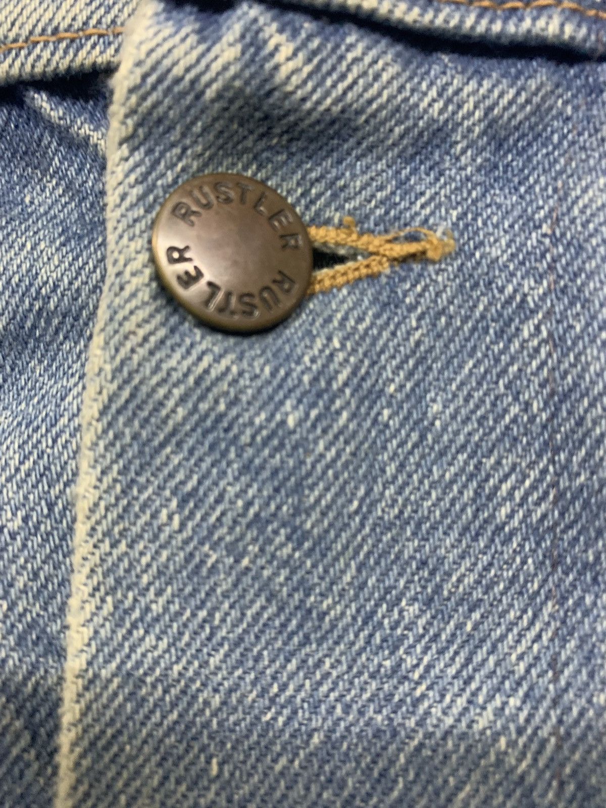 Rustler Vintage 1990s Rustler Denim Jean Jacket Size US M / EU 48-50 / 2 - 7 Thumbnail