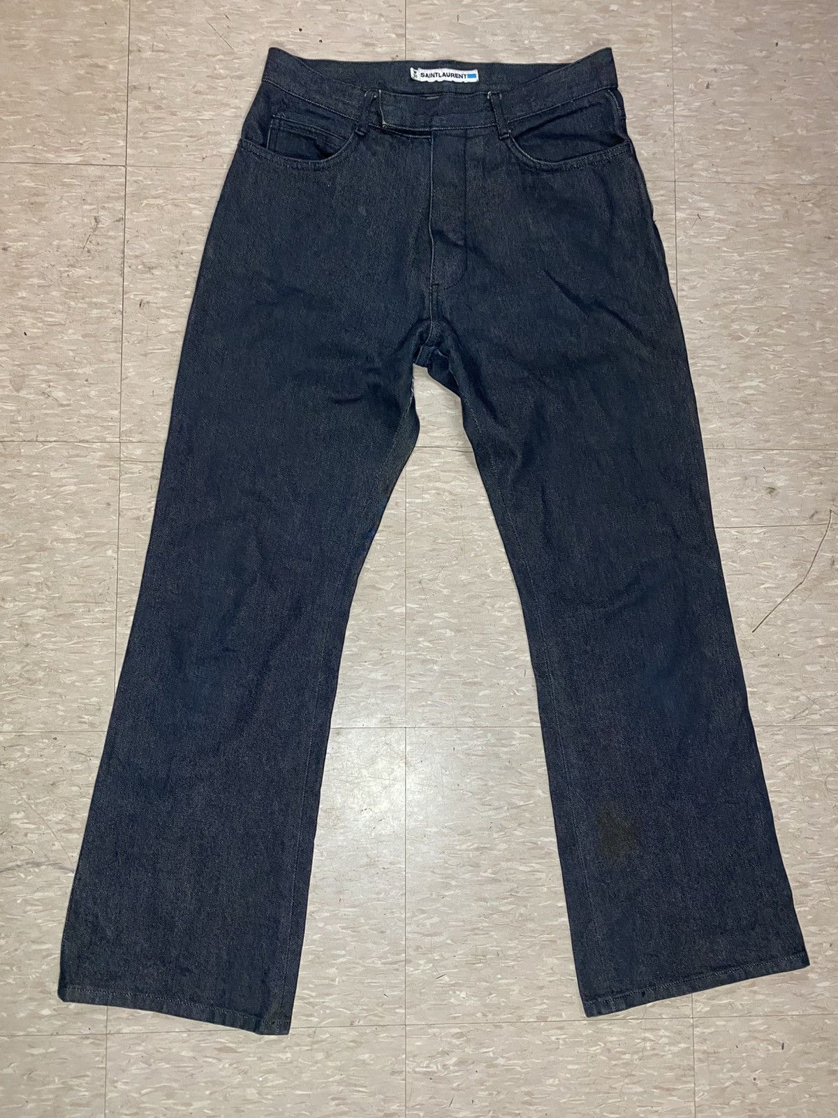Saint Laurent Paris × Yves Saint Laurent YSL saint laurent denim jeans Size US 30 / EU 46 - 3 Thumbnail