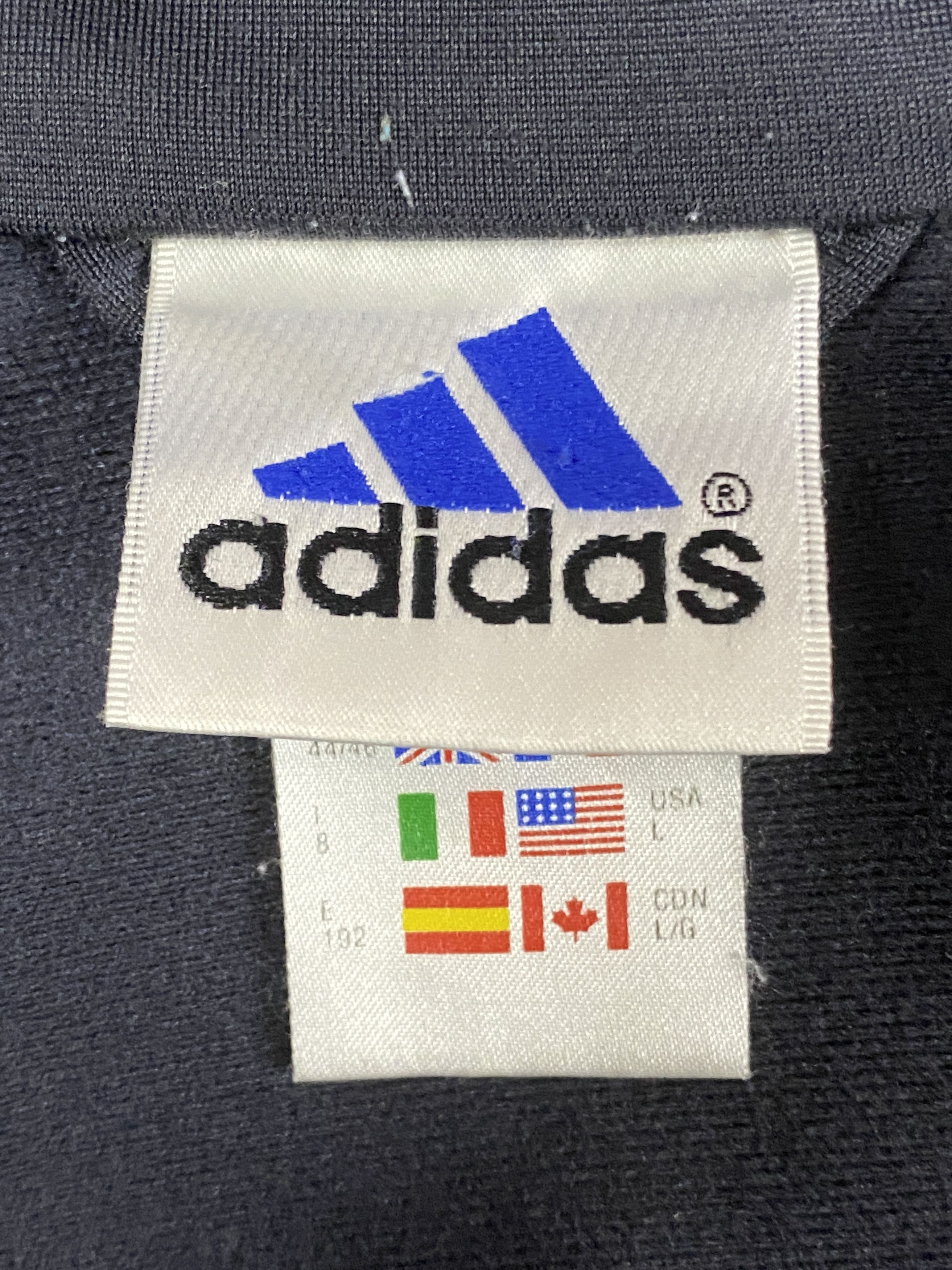 Adidas × Vintage 90s Adidas Vintage Men's Track Jacket - L Size US L / EU 52-54 / 3 - 5 Thumbnail