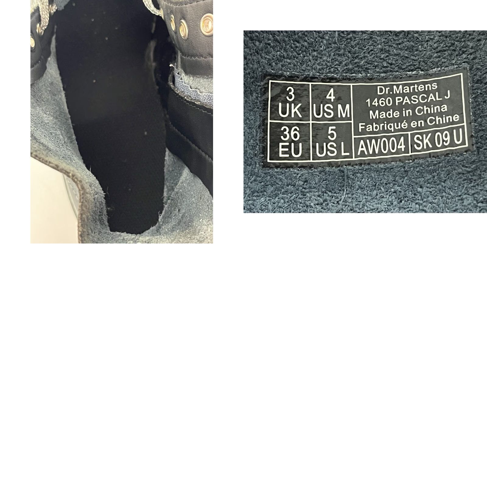 Dr. Martens Dr Martens Pascal 1460 Gray Ankle Boots Women’s 5 Size US 5.5 / IT 35.5 - 9 Thumbnail