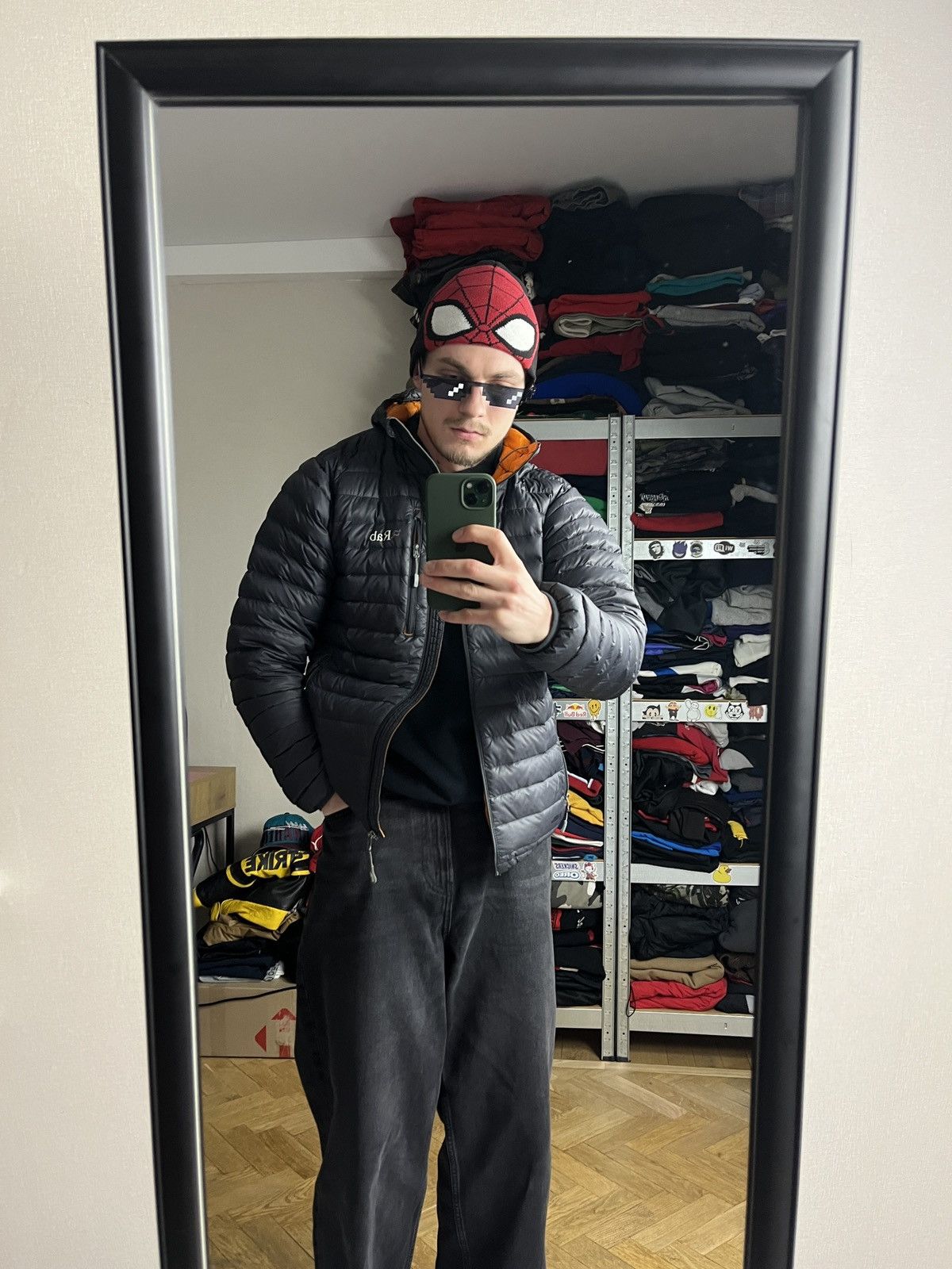 Japanese Brand Y2k Spider Man Marvel Big Logo Eye Beanie Hat Hype Size ONE SIZE - 2 Thumbnail