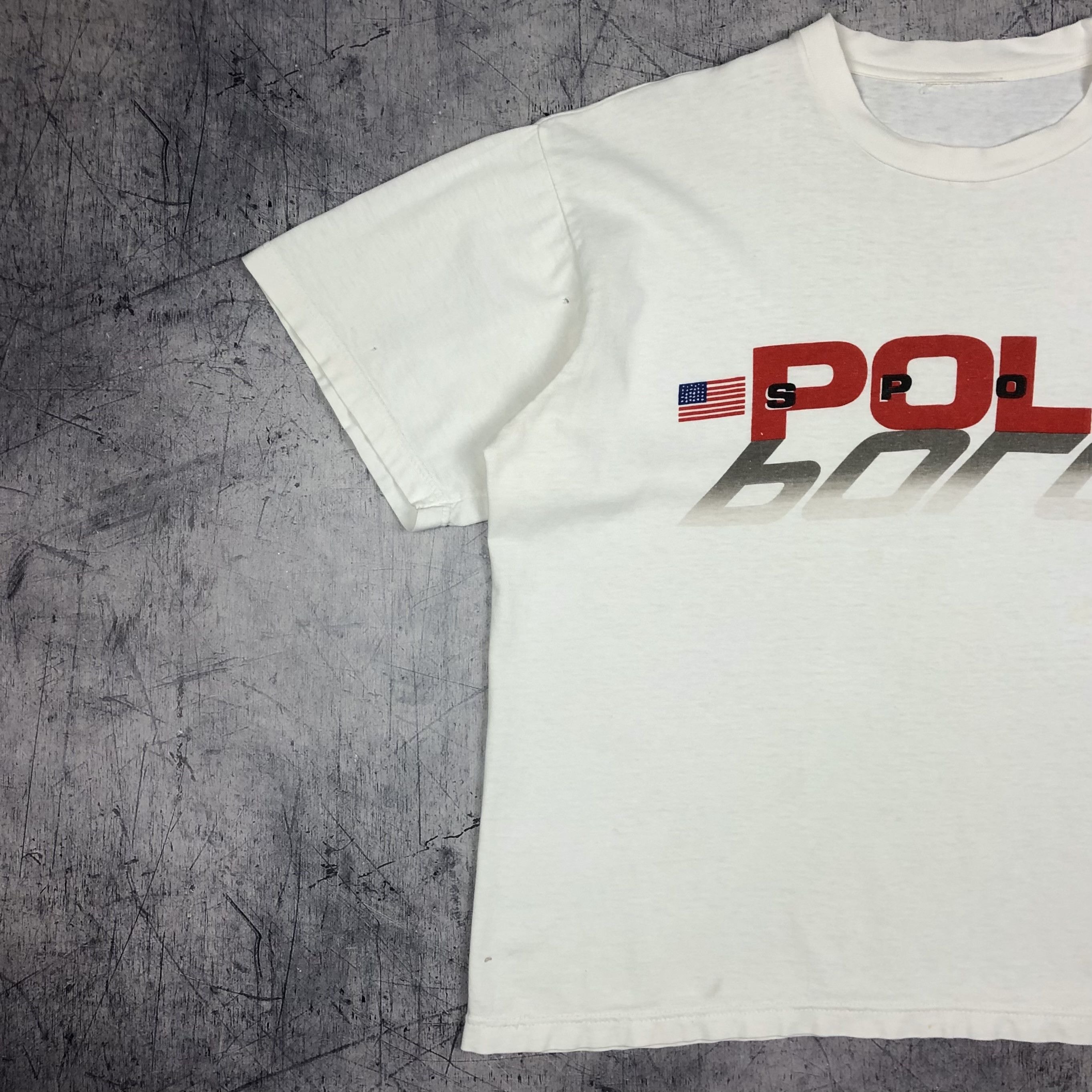 Polo Ralph Lauren 90s Polo Sport Ralph Lauren USA Tee Size US S / EU 44-46 / 1 - 3 Thumbnail