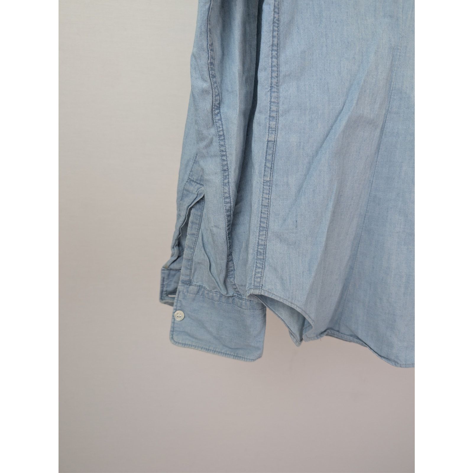 Aspesi o1rshd1 CC20 Casual shirt Sedici Shirt in Light Denim Blue Size US M / EU 48-50 / 2 - 13 Thumbnail
