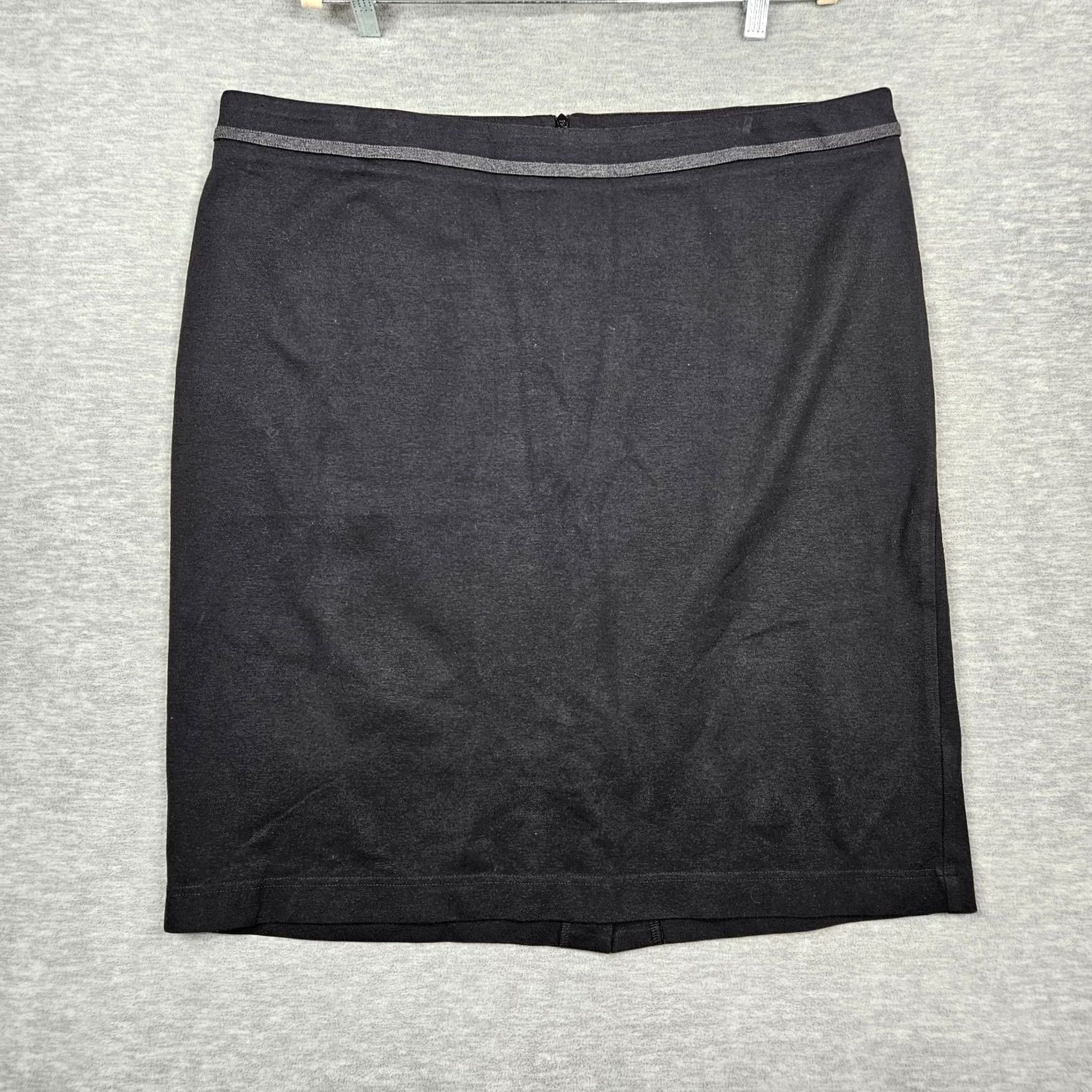 Boden Boden Skirt Plus Size 18L Black Pencil Mini Women’s Size 40" / US 18 - 2 Thumbnail