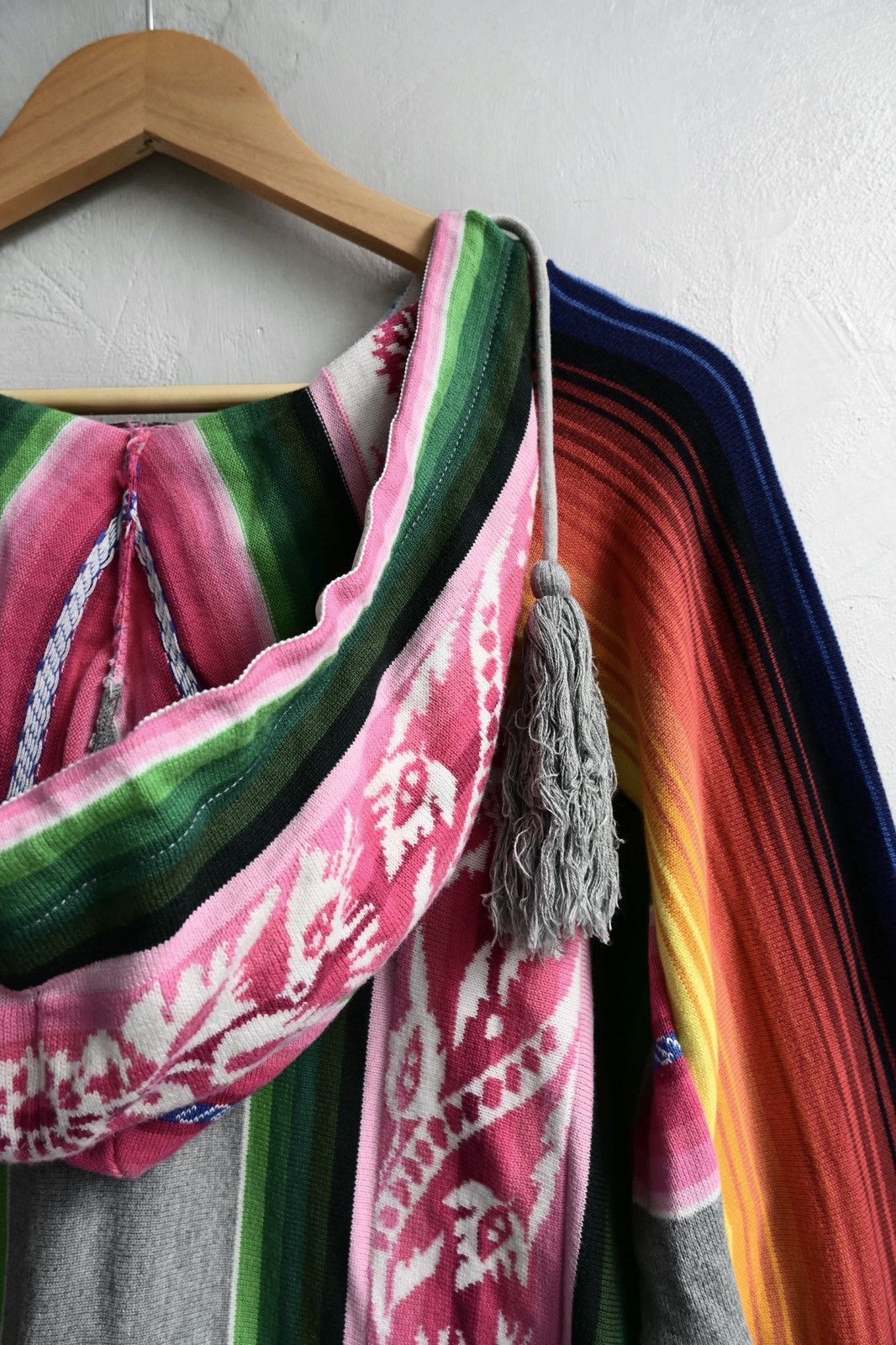Sacai Sacai 16SS Fringed Poncho Hoodie Size US S / EU 44-46 / 1 - 5 Thumbnail