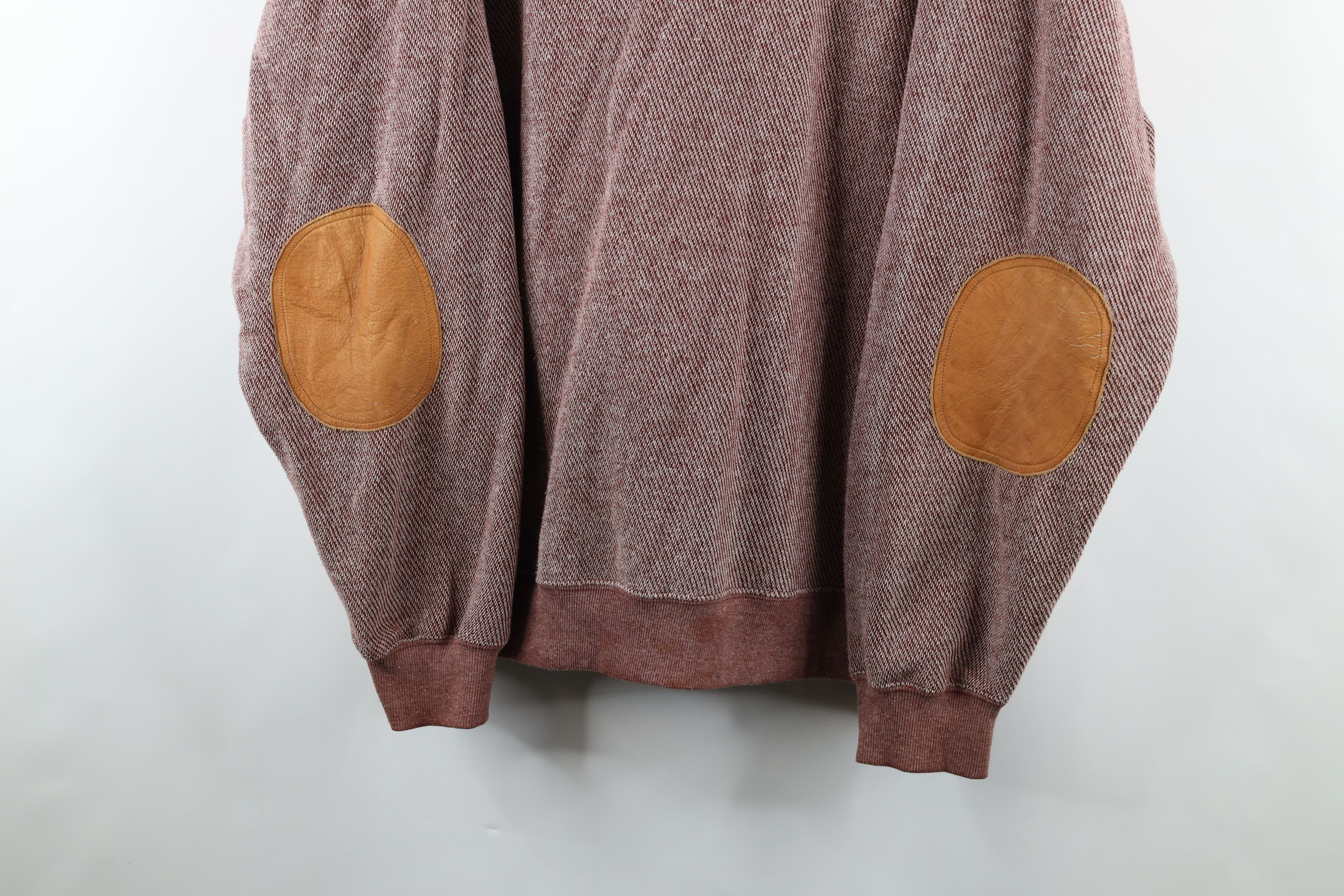 Orvis × Vintage Vintage Orvis Elbow Patch Collared Pullover Sweatshirt Red Size US XXL / EU 58 / 5 - 3 Thumbnail
