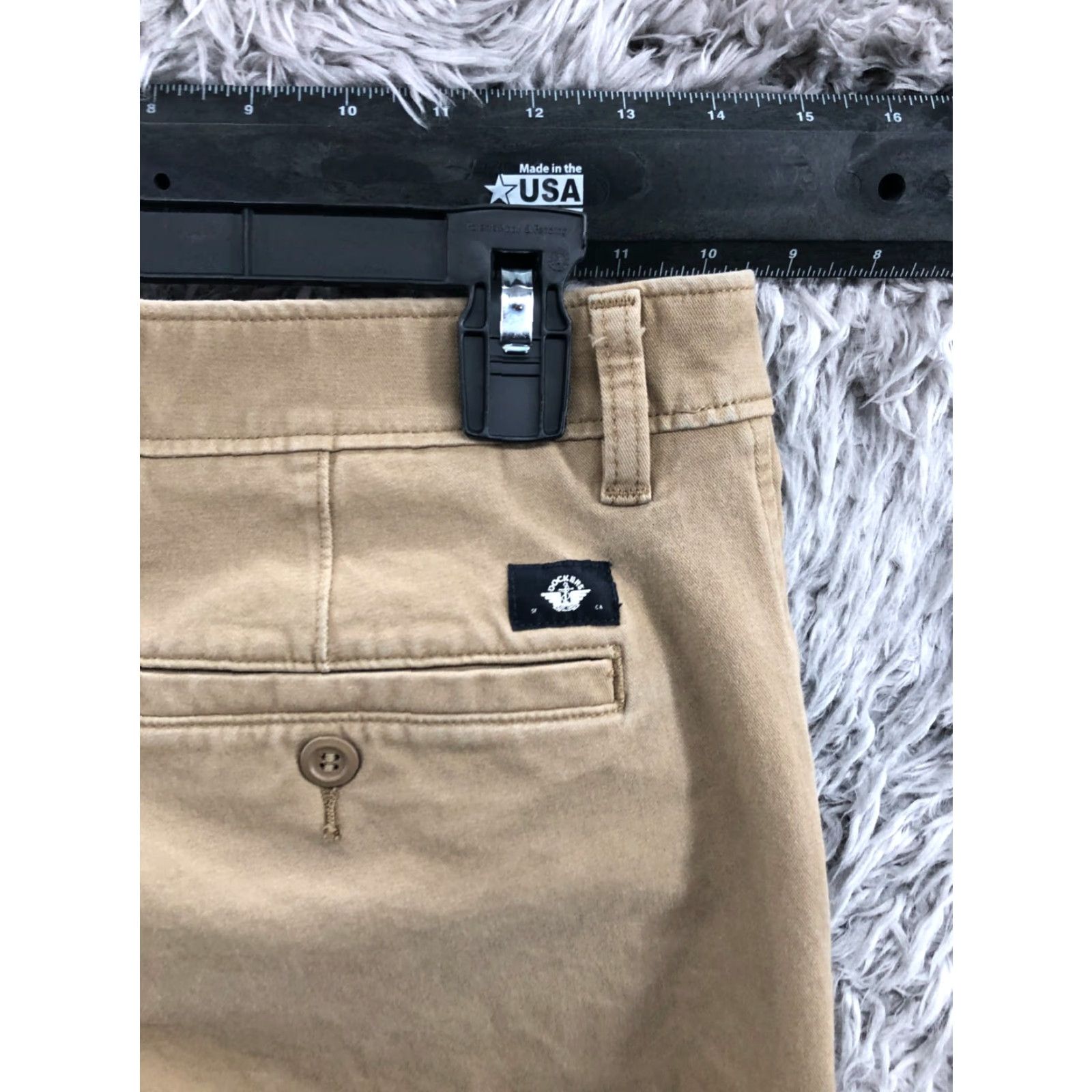 Dockers Dockers Chino Pants Mens 36x29 Beige Slim Fit Straight 5-Pocket Zipper Button Dockers Brand Size US 36 / EU 52 - 6 Thumbnail
