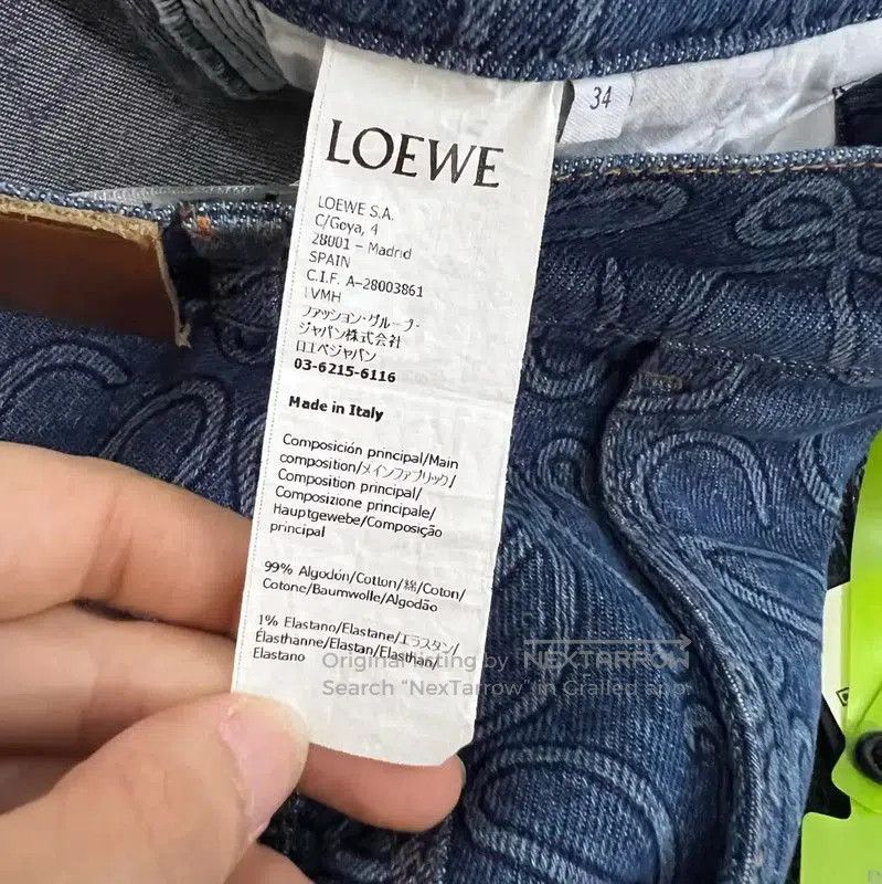 Loewe Loewe Summer Blue Cotton Mini Skirt . Size 26" / US 2 / IT 38 - 4 Thumbnail