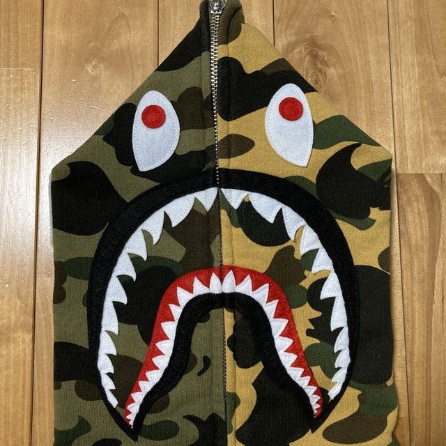 Bape BAPE 1st camo separate shark full zip hoodie a bathing ape Size US S / EU 44-46 / 1 - 3 Thumbnail