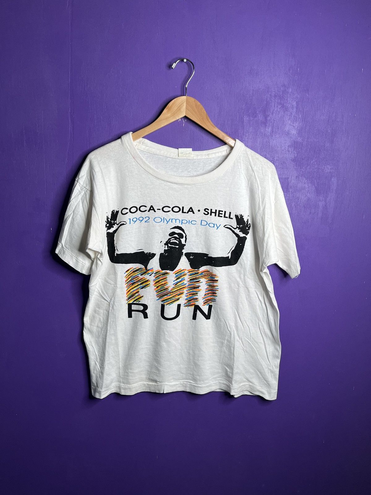 USA Olympics × Vintage Vintage 1992 Barcelona Olympics coca-cola t-shirt Size US M / EU 48-50 / 2 - 1 Thumbnail