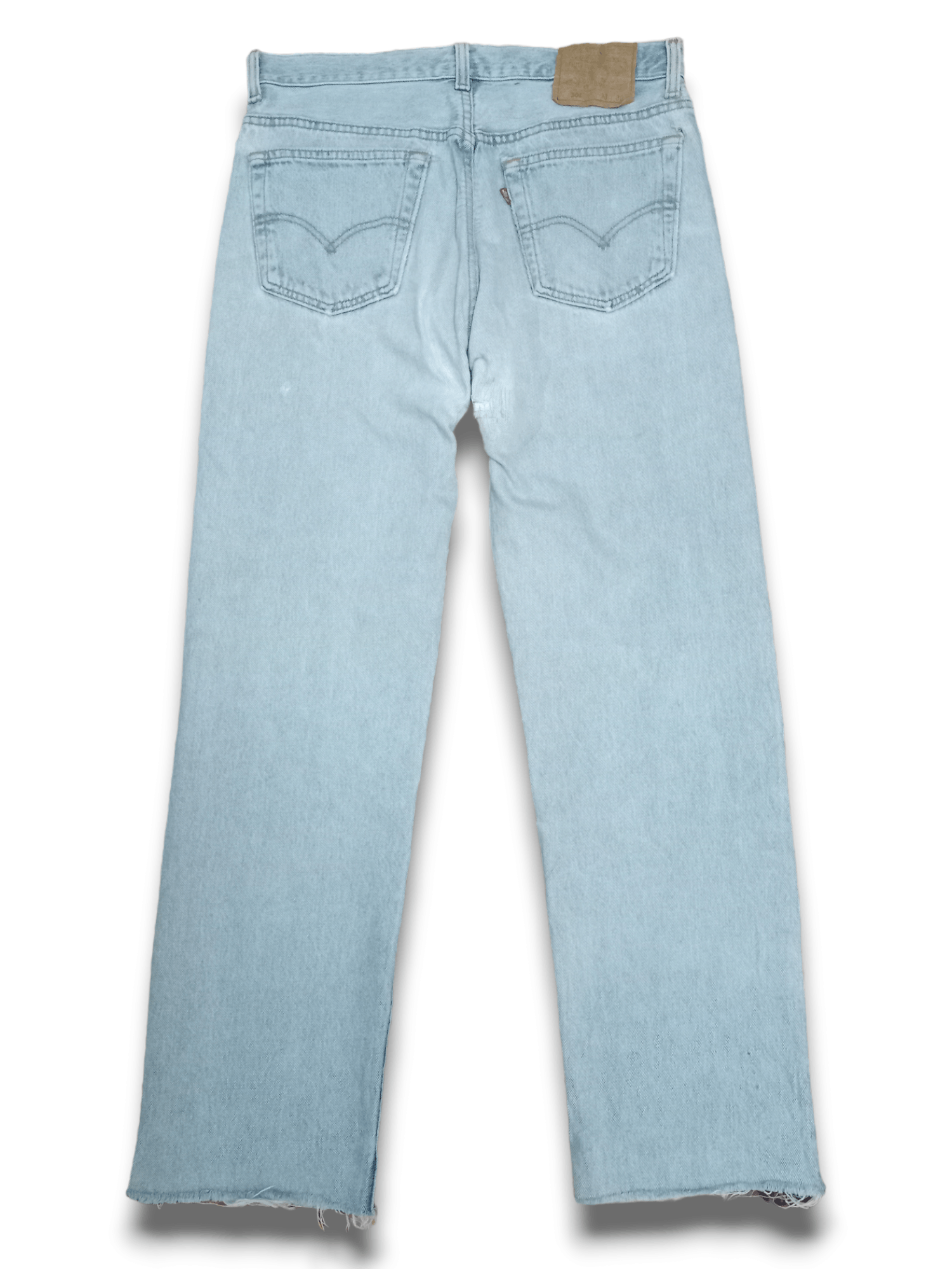 Levi's × Levi's Vintage Clothing Vintage 90s Levis 501 Distressed Loose Jeans 30x29 Size US 30 / EU 46 - 2 Thumbnail