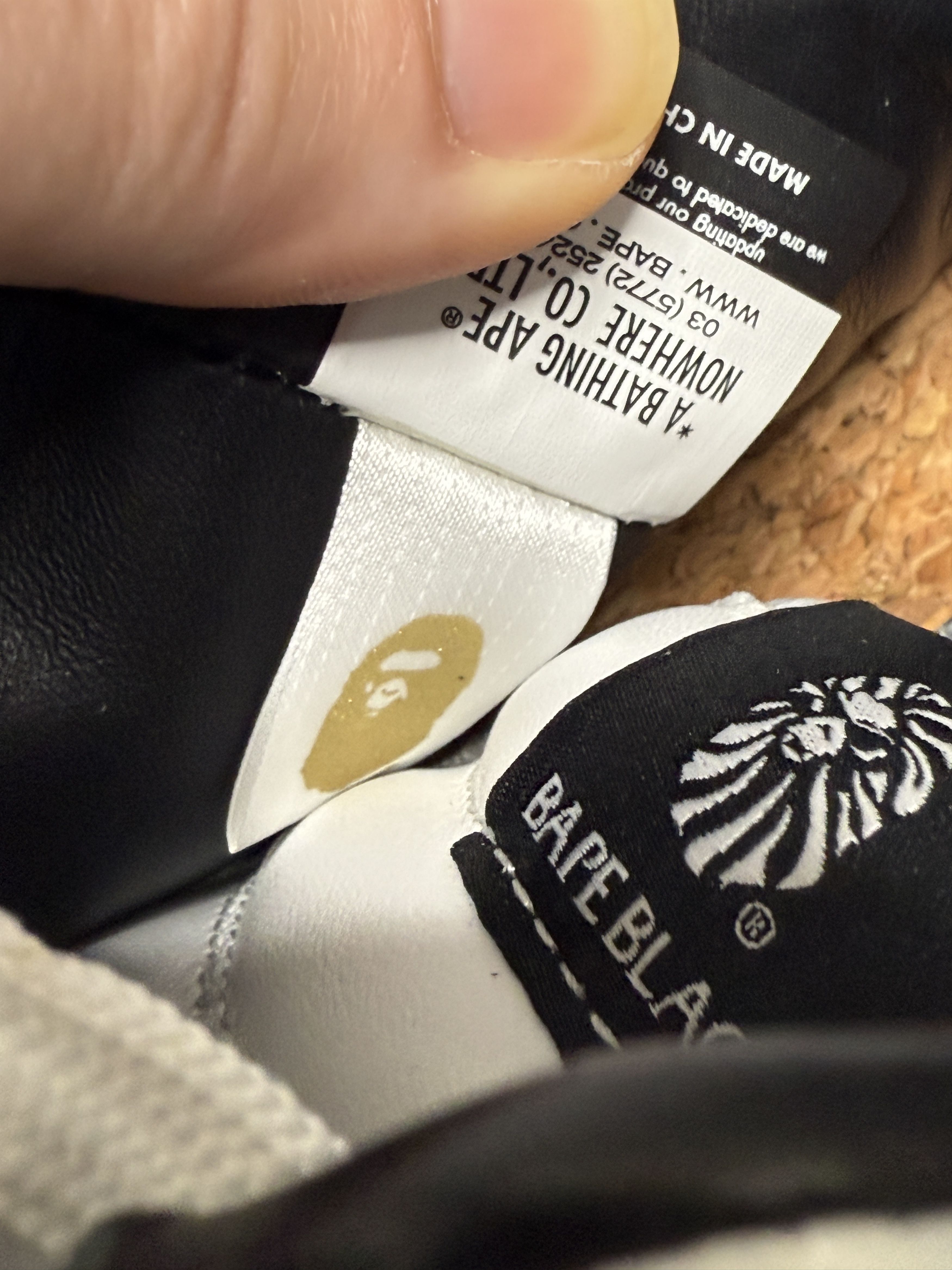 Bape BAPE BLACK BAPE STA LOW (SS21) Size US 12 / EU 45 - 21 Thumbnail