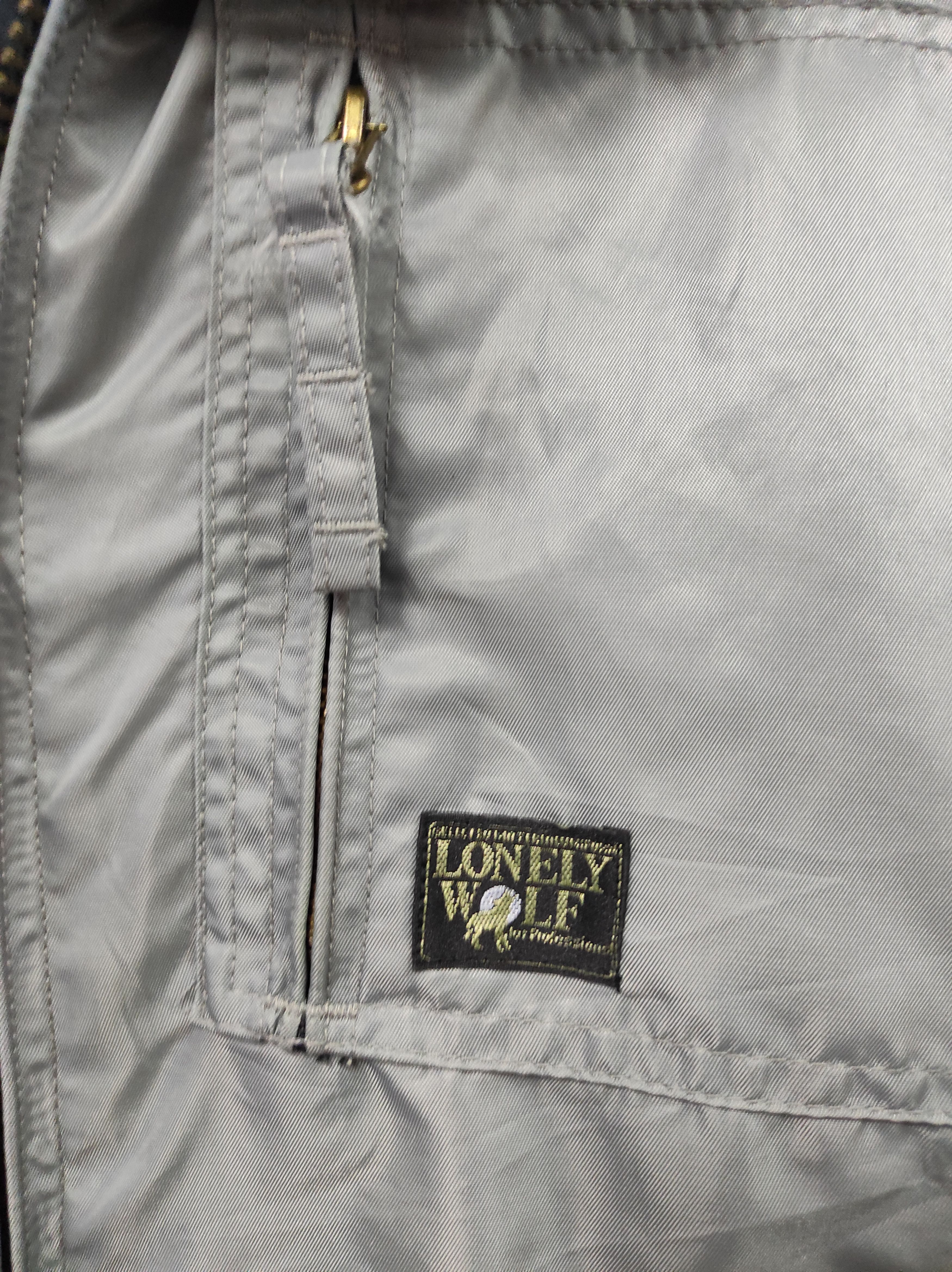 Hunter × Japanese Brand LONELY WOLF KMEW BOMBER JACKET FADED Size US L / EU 52-54 / 3 - 5 Thumbnail