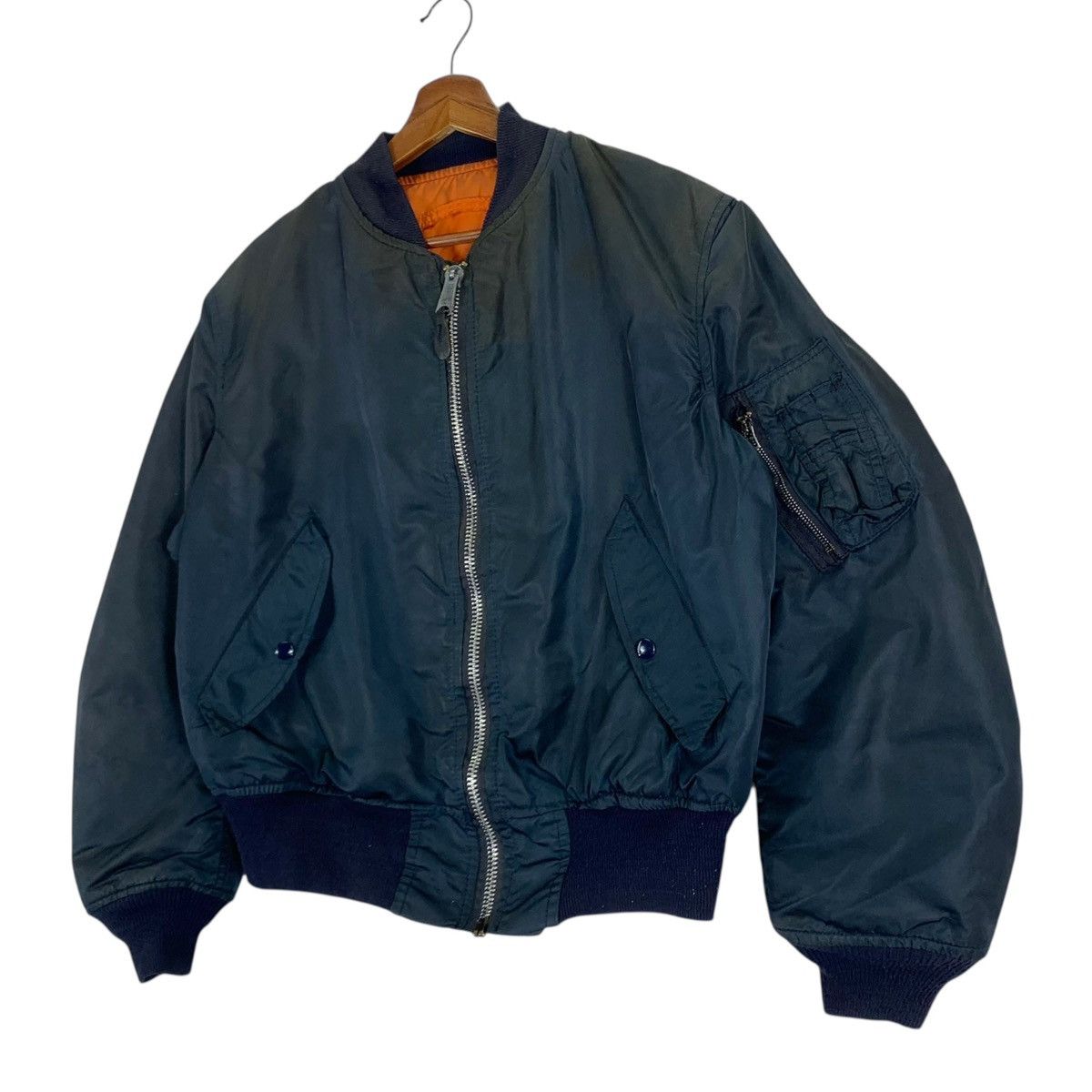 Alpha Industries Vintage Alpha Industries Bomber Jacket Size US M / EU 48-50 / 2 - 3 Thumbnail