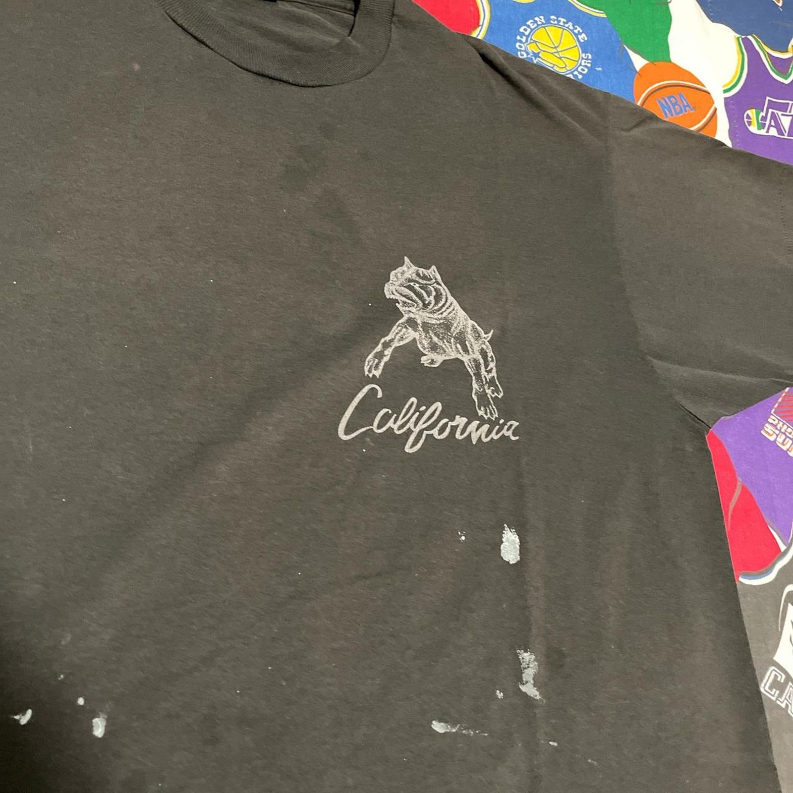 Vintage Vintage 90s Rude Dogs California Thrashed Single Stitch Tee Size US XL / EU 56 / 4 - 3 Thumbnail