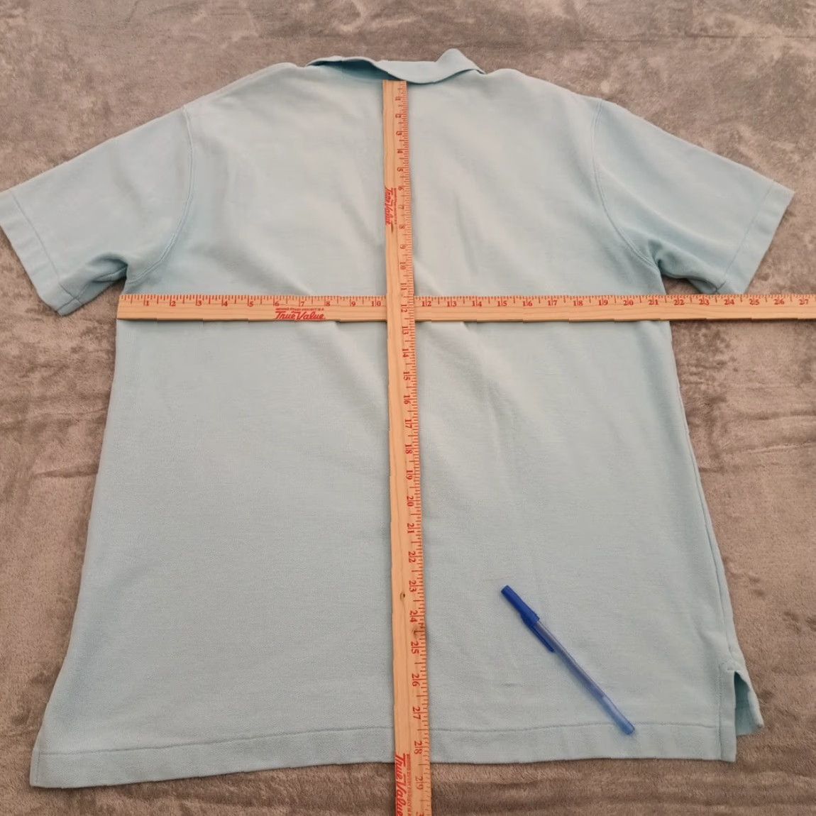 Vintage L.L. Bean Polo Shirt Mens Medium Light Blue Short Sleeve Knit Cotton Size US M / EU 48-50 / 2 - 6 Thumbnail