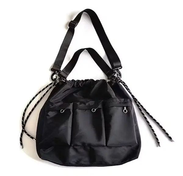 Japanese Brand Fashion hip hop large bucket bag shoulder bag Size ONE SIZE - 4 Thumbnail