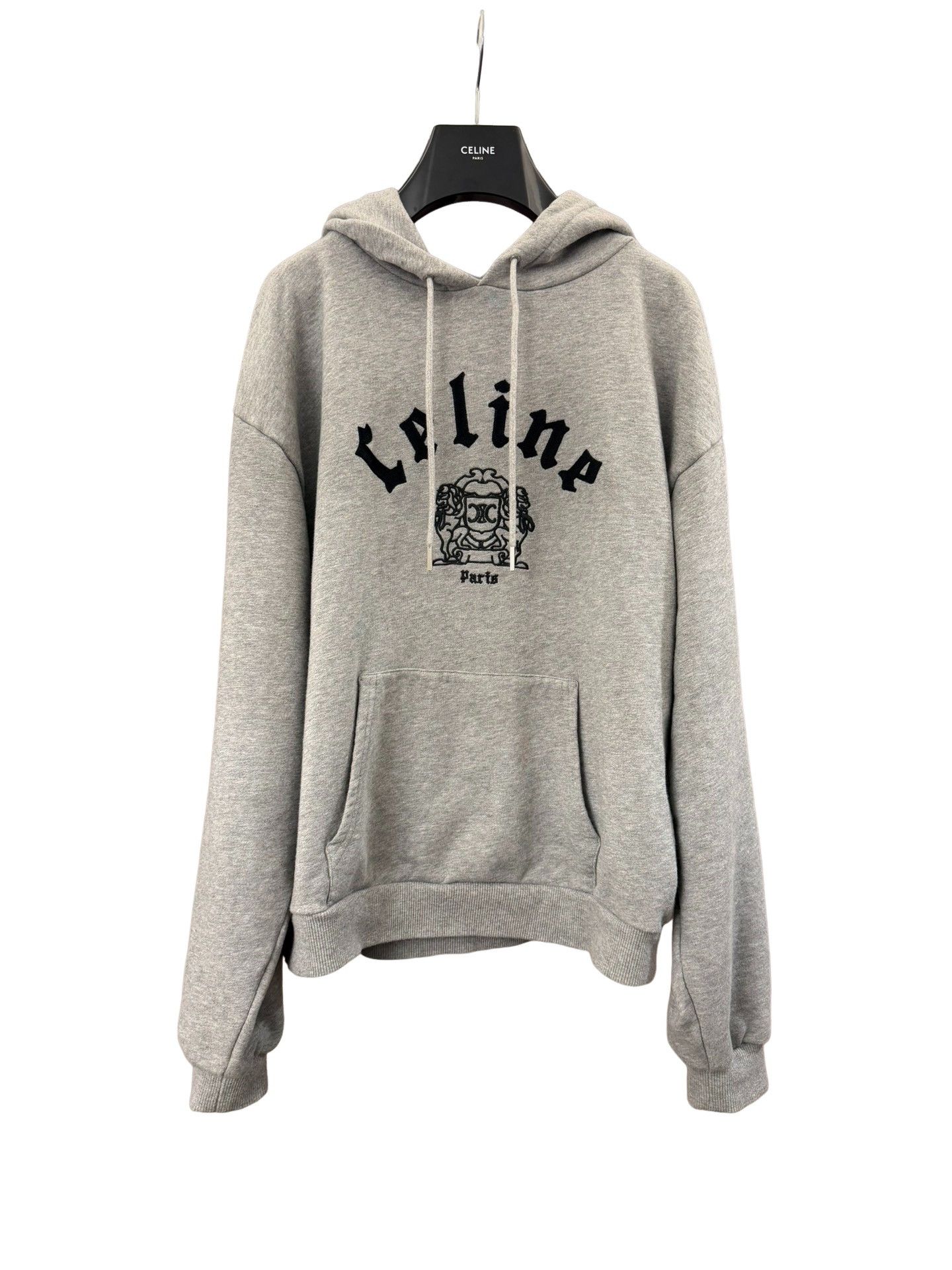 Celine Celine studded logo hoodie | Grailed