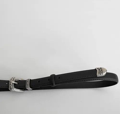 Jewelry Retro Metal Belt – Simple Silver, Versatile Fit Size ONE SIZE - 4 Thumbnail