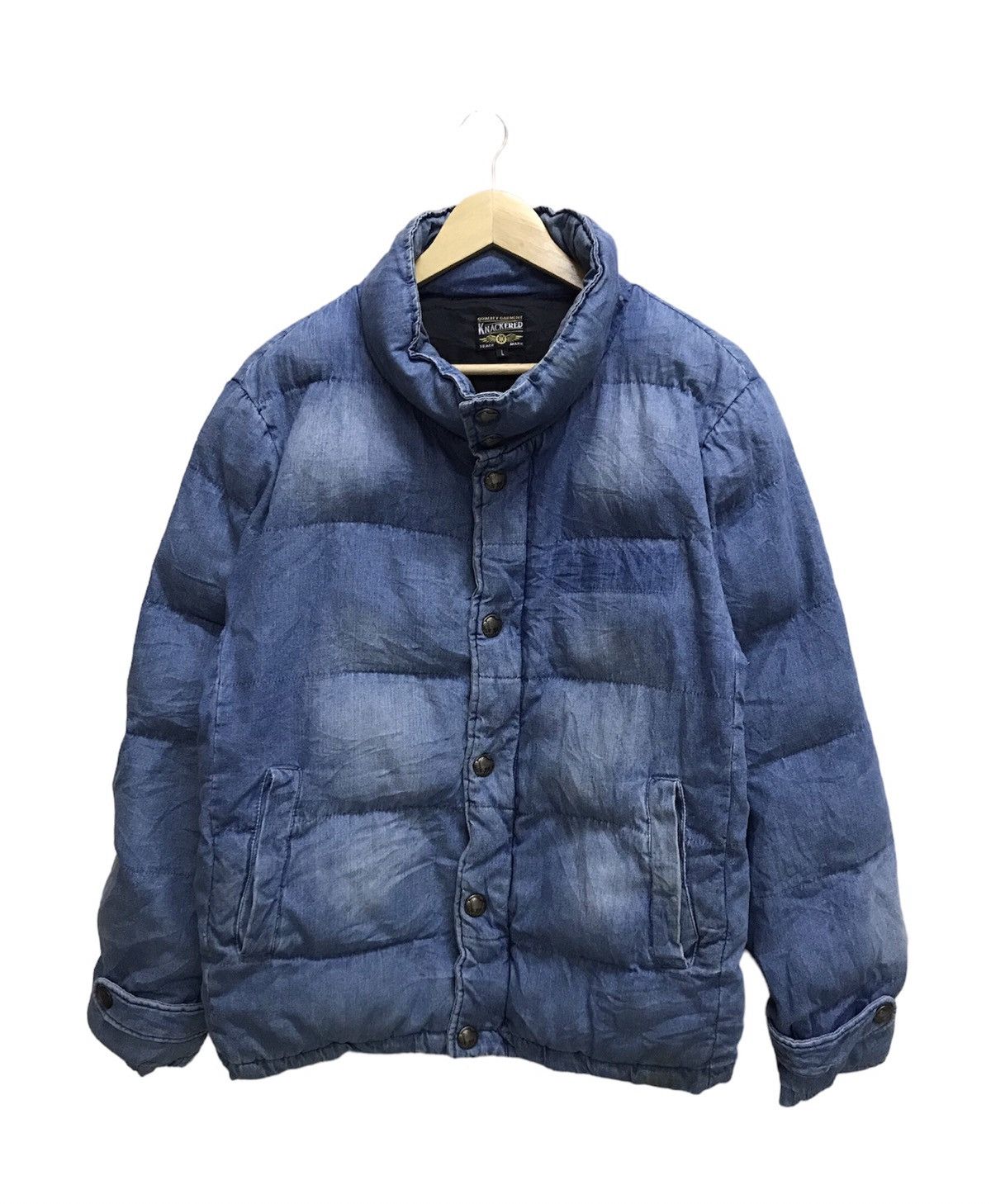 Japanese Brand Vintage Quality Garment Knackered Puffer Jacket Size US M / EU 48-50 / 2 - 1 Thumbnail