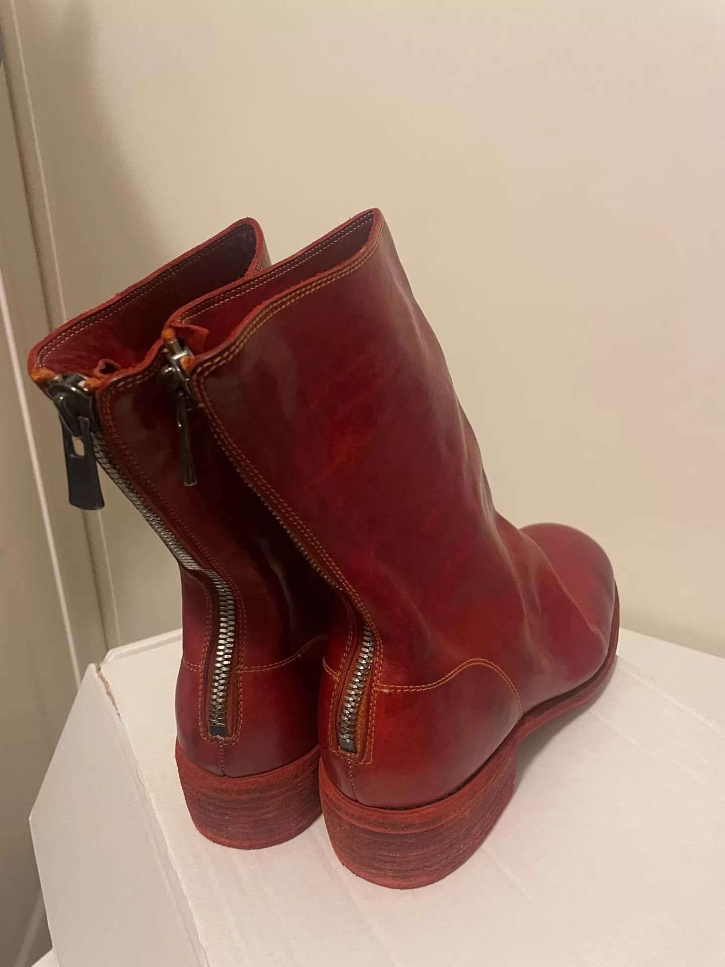 Guidi Guidi 788 sz43 Red New Full Set Size US 10 / EU 43 - 2 Thumbnail