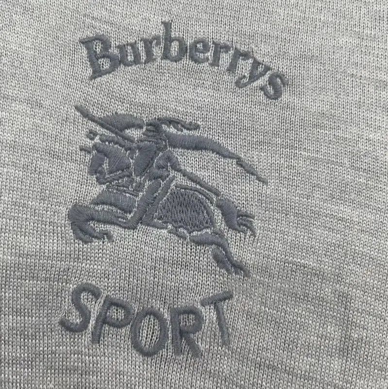 Burberry Burberry Gray Long Sleeve Hooded Knit Top. Size M / US 6-8 / IT 42-44 - 3 Thumbnail