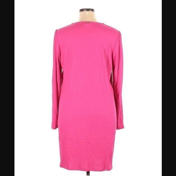 Michael Kors Michael Michael Kors Dress 2X NWT Gold Chain Lace-up V-neck Size XXL / US 16-18 / IT 52-54 - 4 Thumbnail