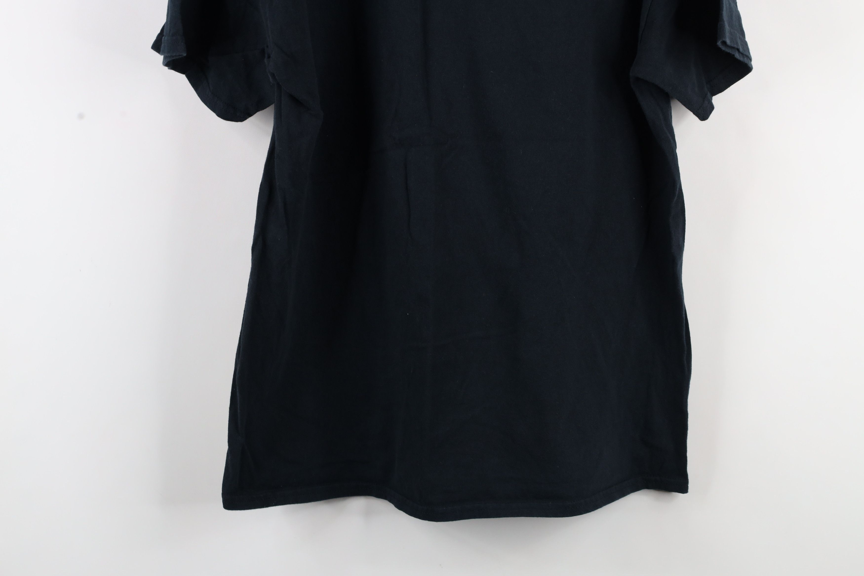 Vintage Vintage 90s Streetwear Heavyweight Cotton T-Shirt Black Size US L / EU 52-54 / 3 - 11 Thumbnail