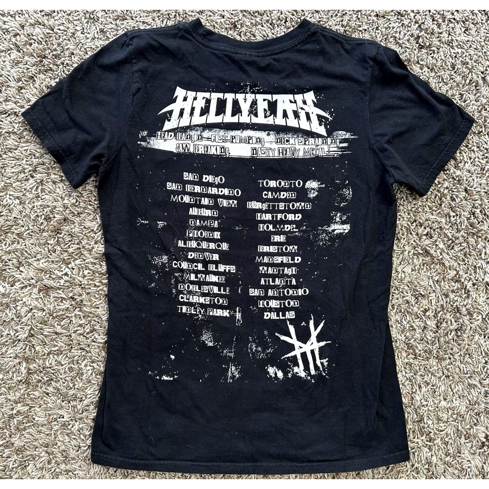 Vintage Hellyeah T-Shirt Women S Concert Black Size Small Size S / US 4 / IT 40 - 2 Thumbnail