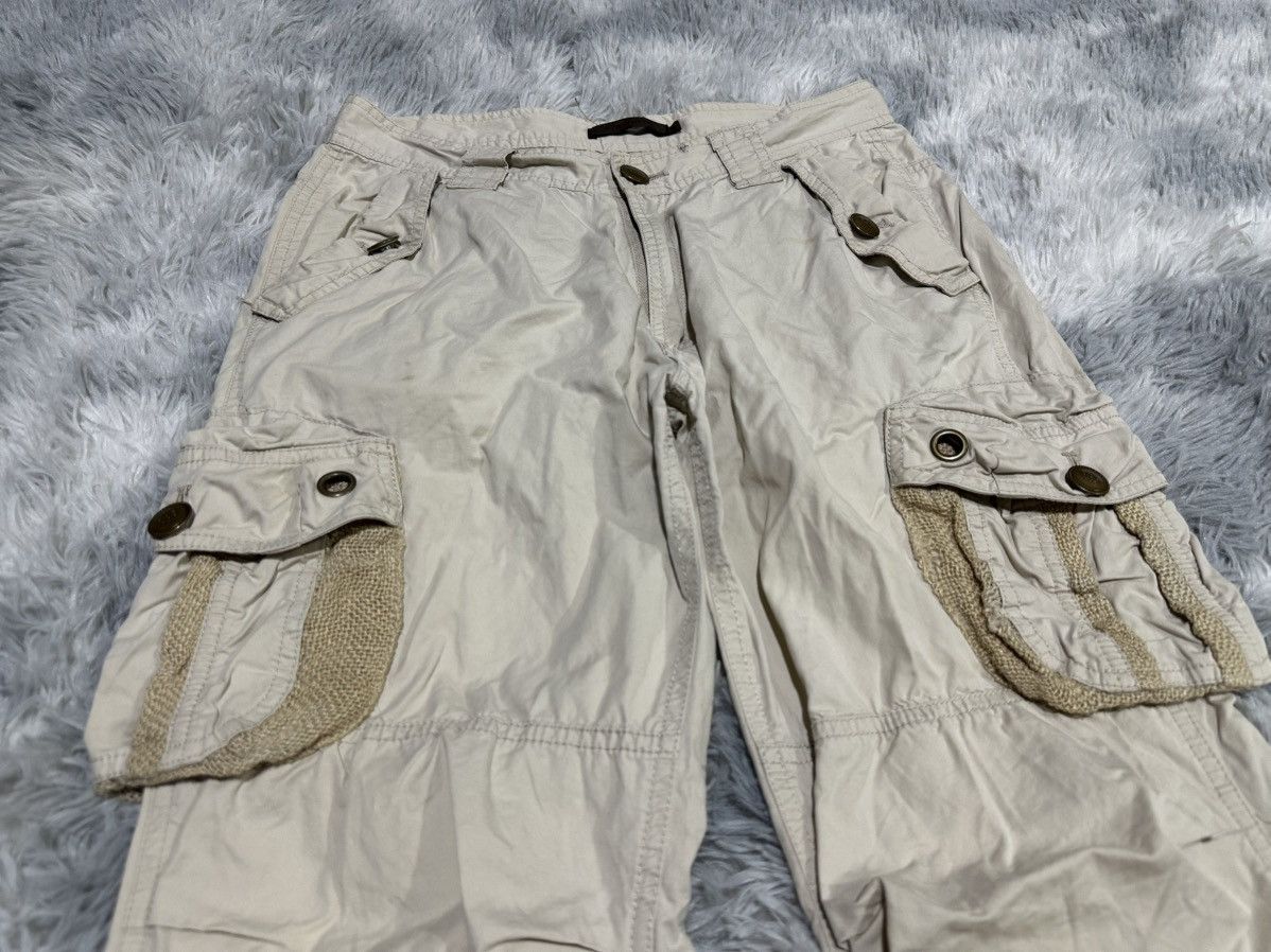 Japanese Brand 🔥Sick Y2K Dack Dive 3D Pocket Mesh Cargo Pants Size US 29 - 4 Thumbnail