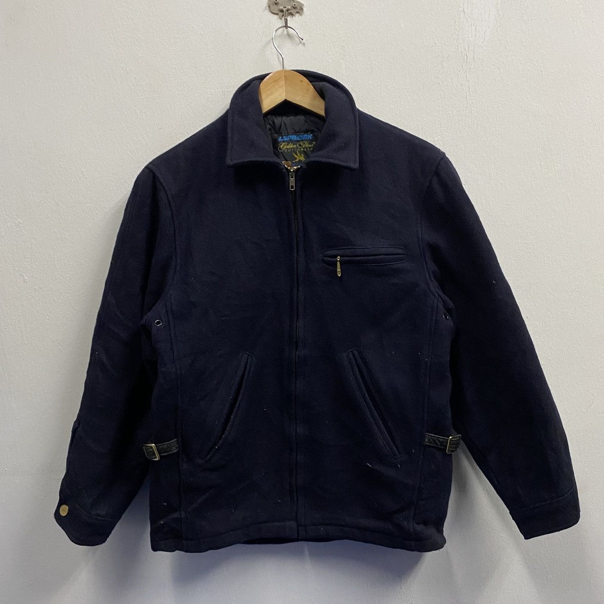 I. Spiewak And Sons Vintage I. Spiewak & Sons Golden Fleece Navy Wool Jacket USA Size US M / EU 48-50 / 2 - 1 Thumbnail