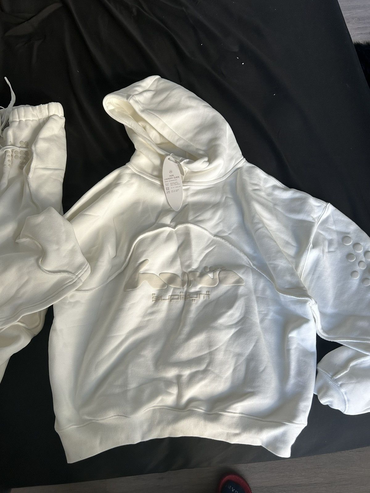 image of Huni Hoodie in White, Men's (Size Medium)