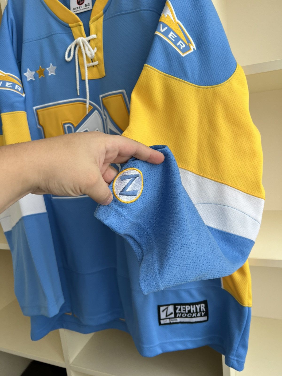 Vintage Vintage Zephyr Hockey Jersey Size 52 L/XL Size US XL / EU 56 / 4 - 6 Thumbnail
