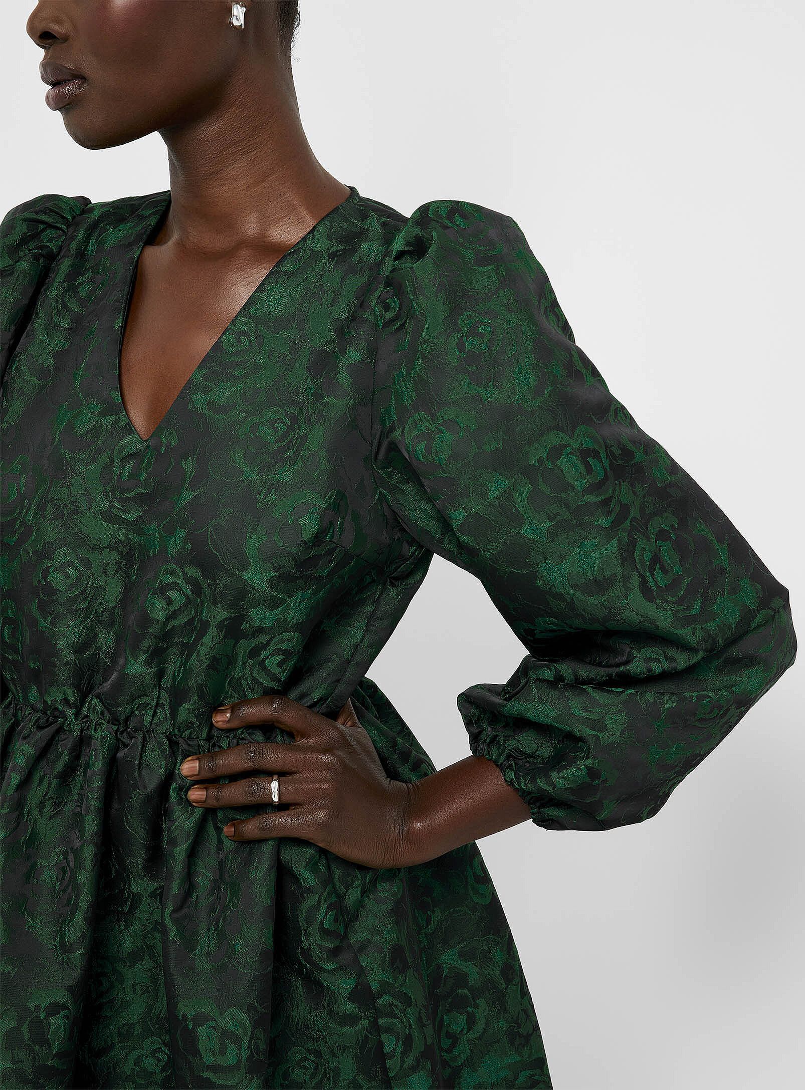 Other BNWT AW24 Y.A.S FLORAL TAPESTRY SHORT PUFF DRESS S Size S / US 4 / IT 40 - 11 Thumbnail