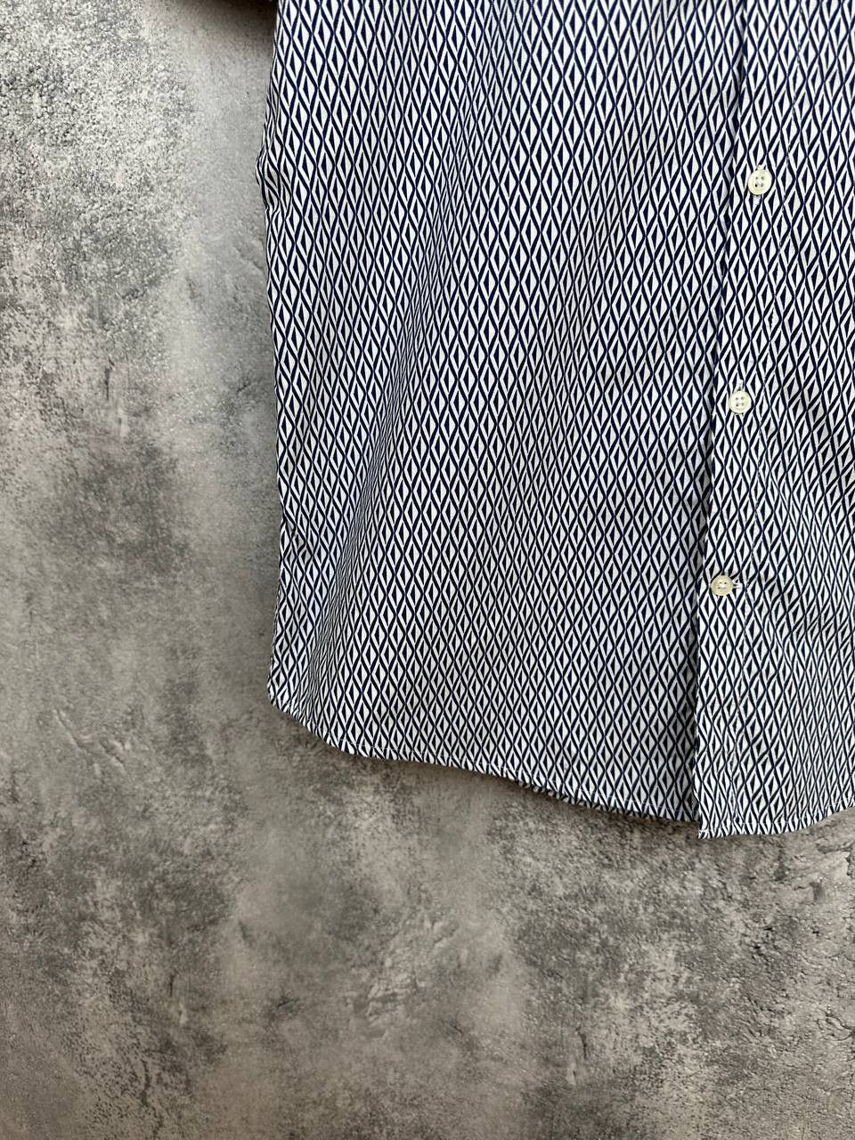 Reiss Reiss Capri Button Up Shirt Geometric Pattern SS Slim Fit Size US L / EU 52-54 / 3 - 6 Thumbnail