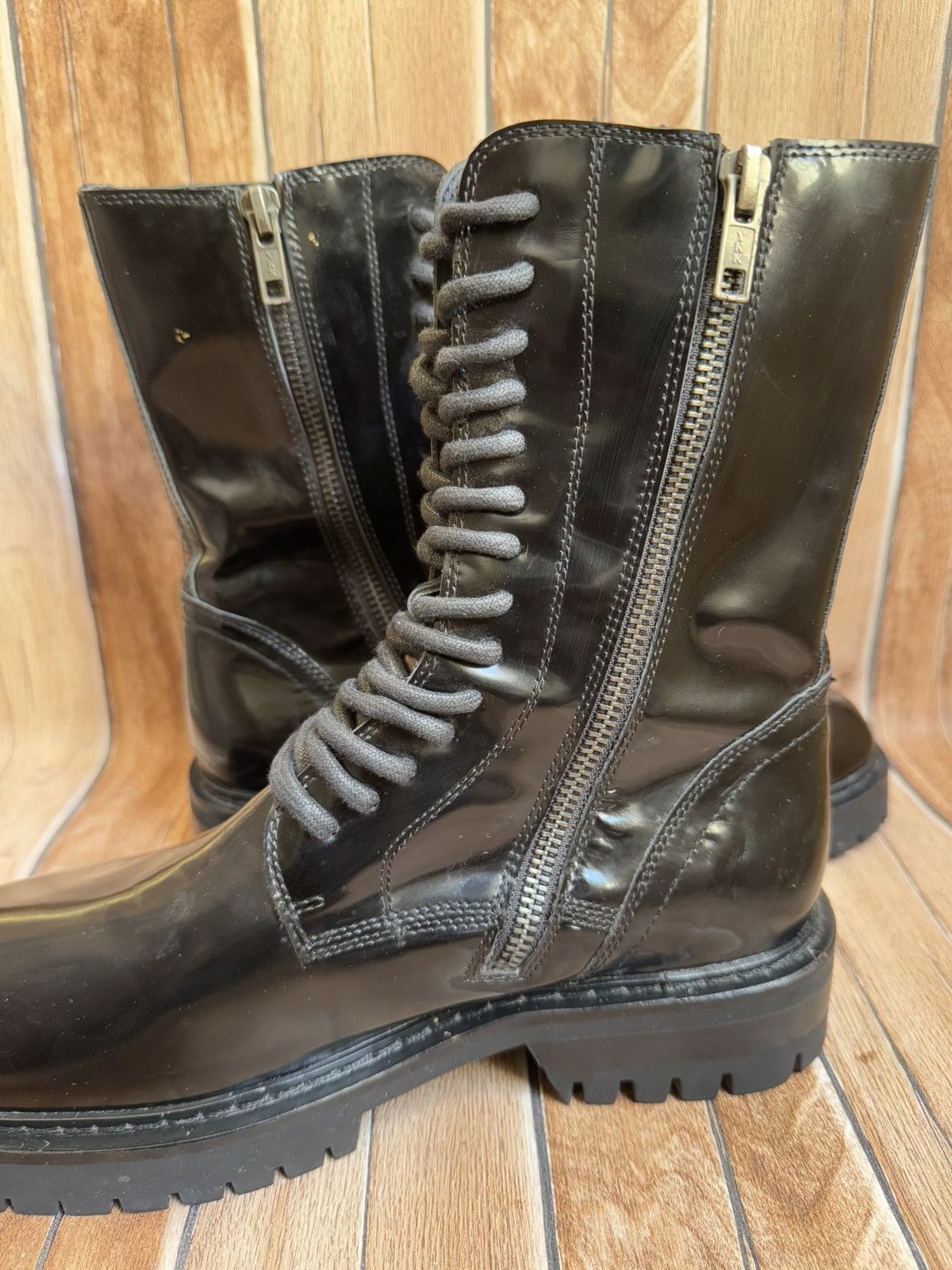 Ann Demeulemeester Patent leather ALEC boots Size US 9 / IT 39 - 7 Thumbnail
