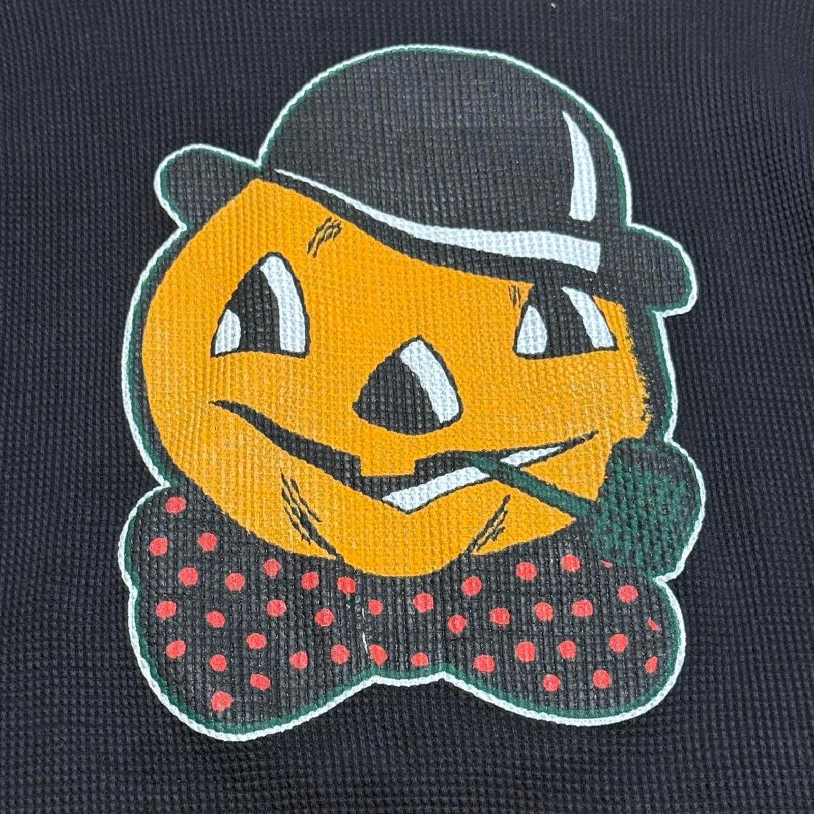 & Other Stories 80s Vintage Heavyweight Black Cotton Long Sleeve Pumpkin Size US XXL / EU 58 / 5 - 3 Thumbnail
