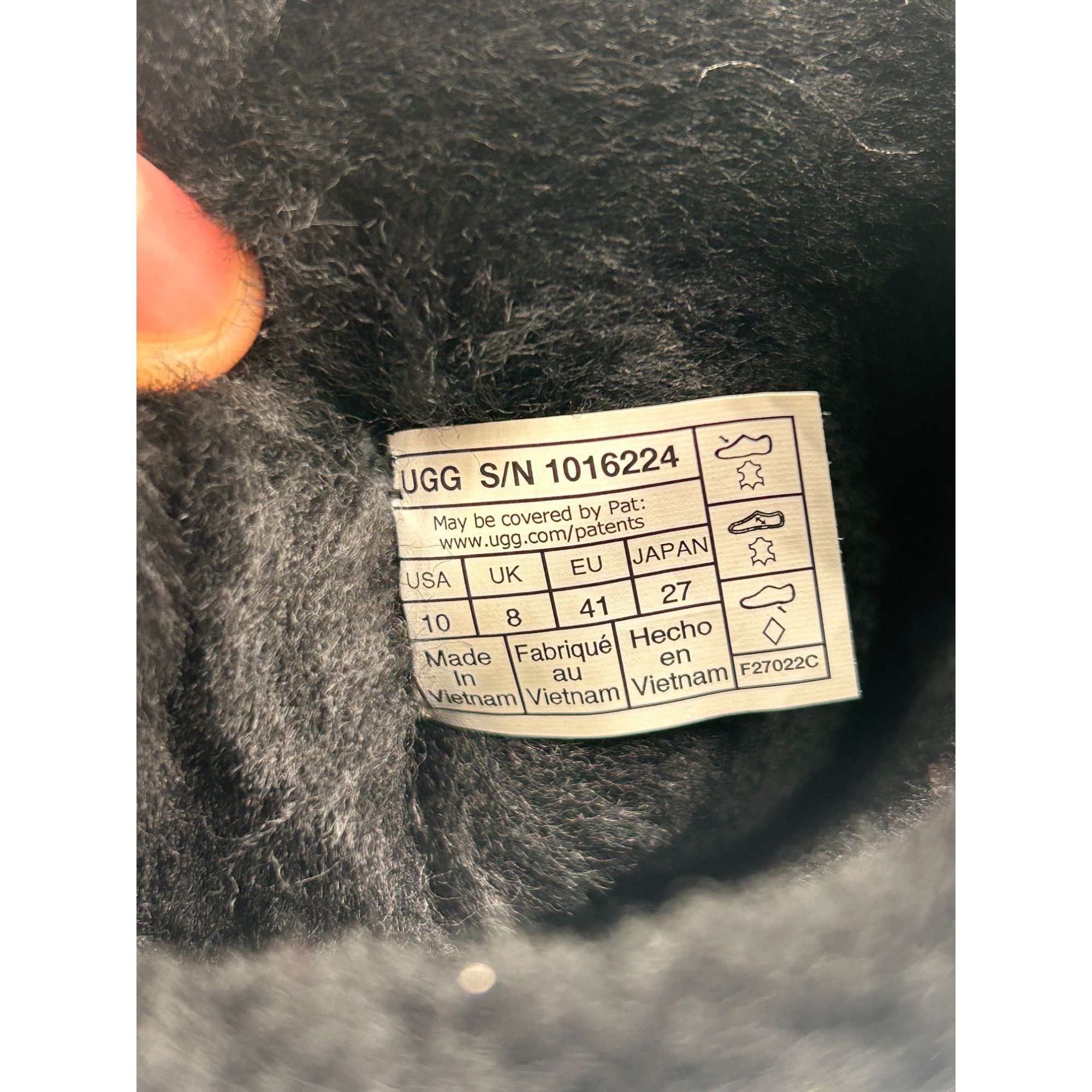 Other UGG Classic Tall II Women Size 10 Black Shearling Lined Wint Size US 10 / IT 40 - 7 Thumbnail