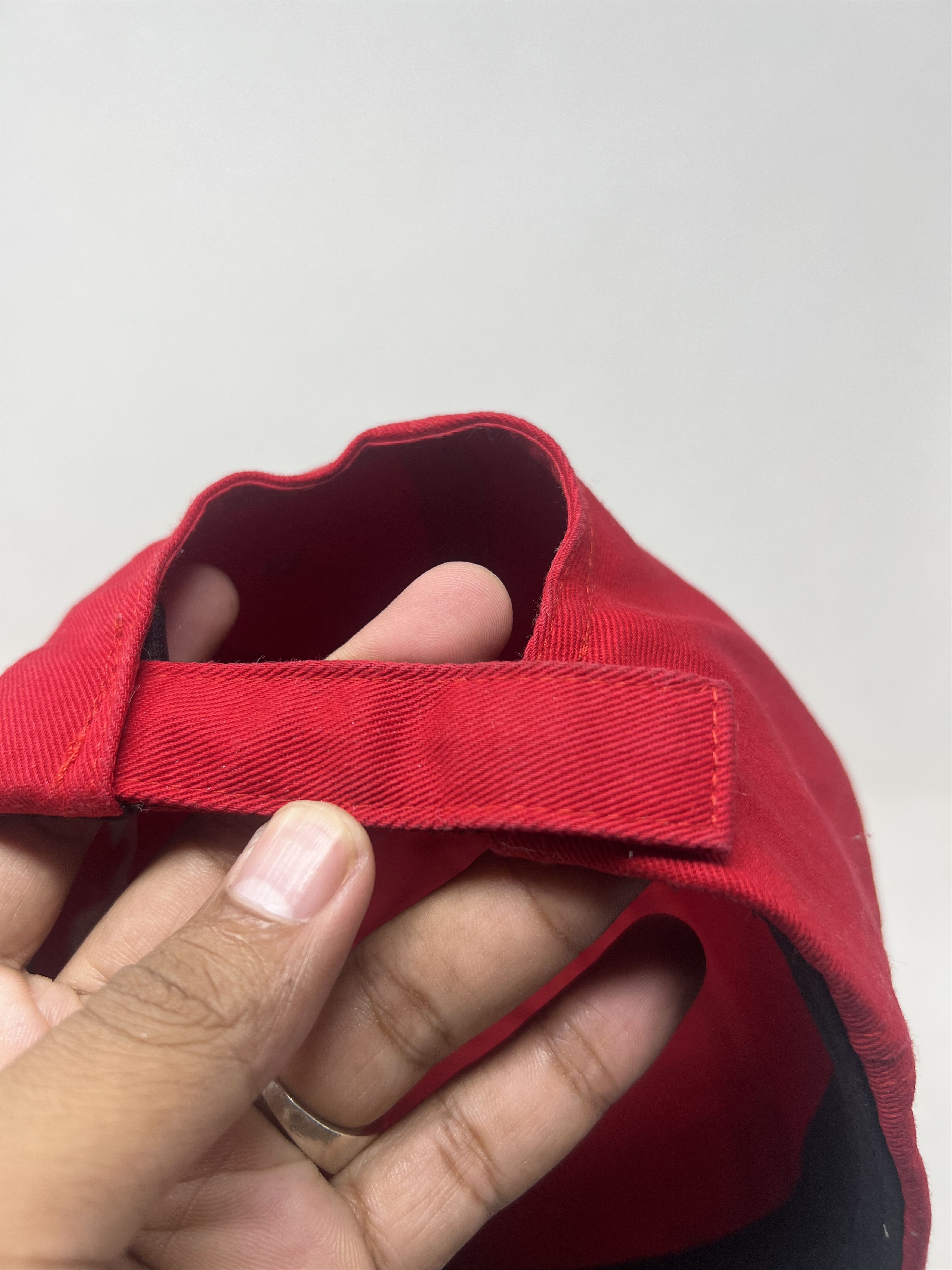 Japanese Brand Fila Embroidery Red Streetwear Hat Size ONE SIZE - 14 Thumbnail
