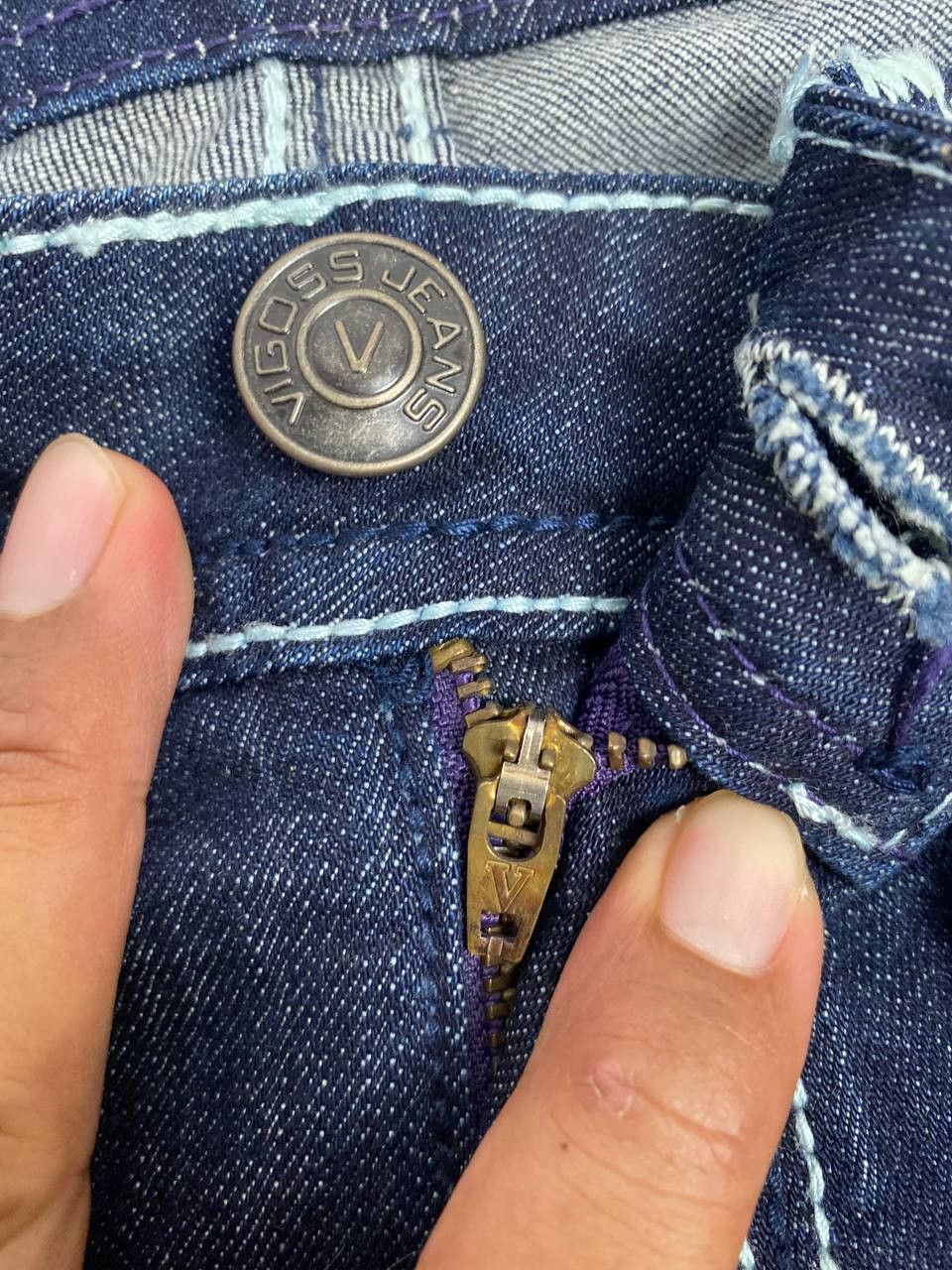 Japanese Brand vigoss bootcut flare distressed denim nice design Size 35" - 12 Thumbnail