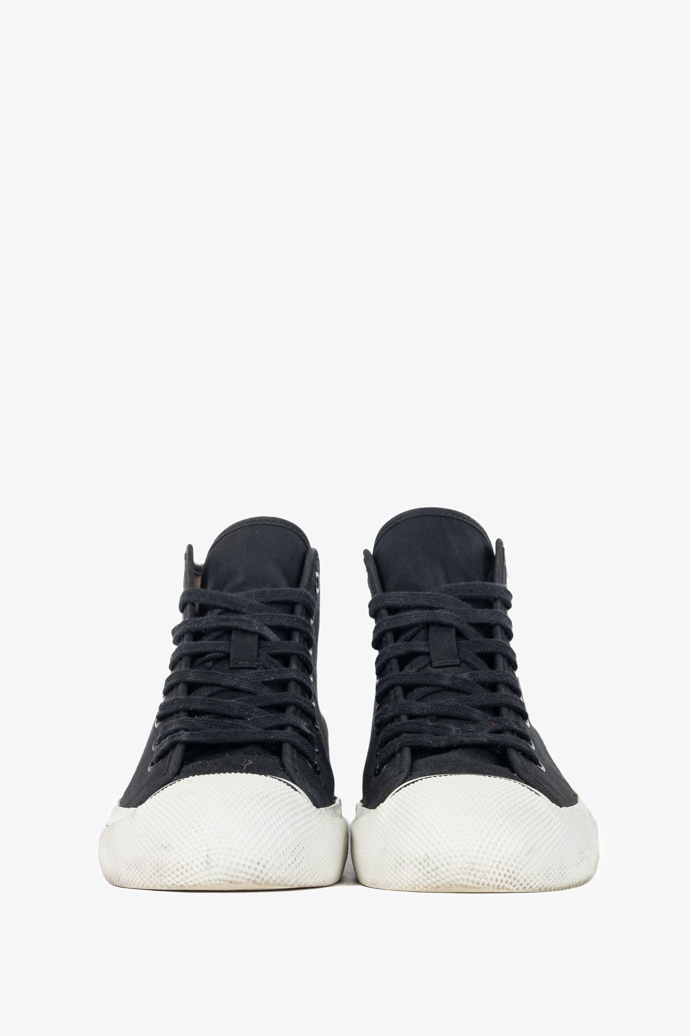 Burberry Burberry Kingly Big C Embroidered High-Top Lace-Up Sneakers Size US 6.5 / IT 36.5 - 2 Thumbnail