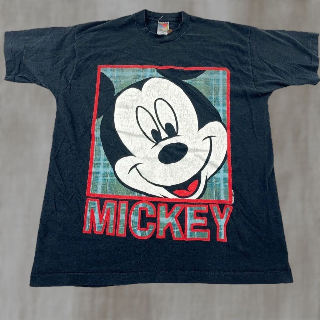 Mickey Unlimited VINTAGE Mickey Unlimited Disney Shirt Men XL Black Mickey Mouse Graphic Print 90s Classic Cartoon Brand Logo Size US XL / EU 56 / 4 - 1 Thumbnail