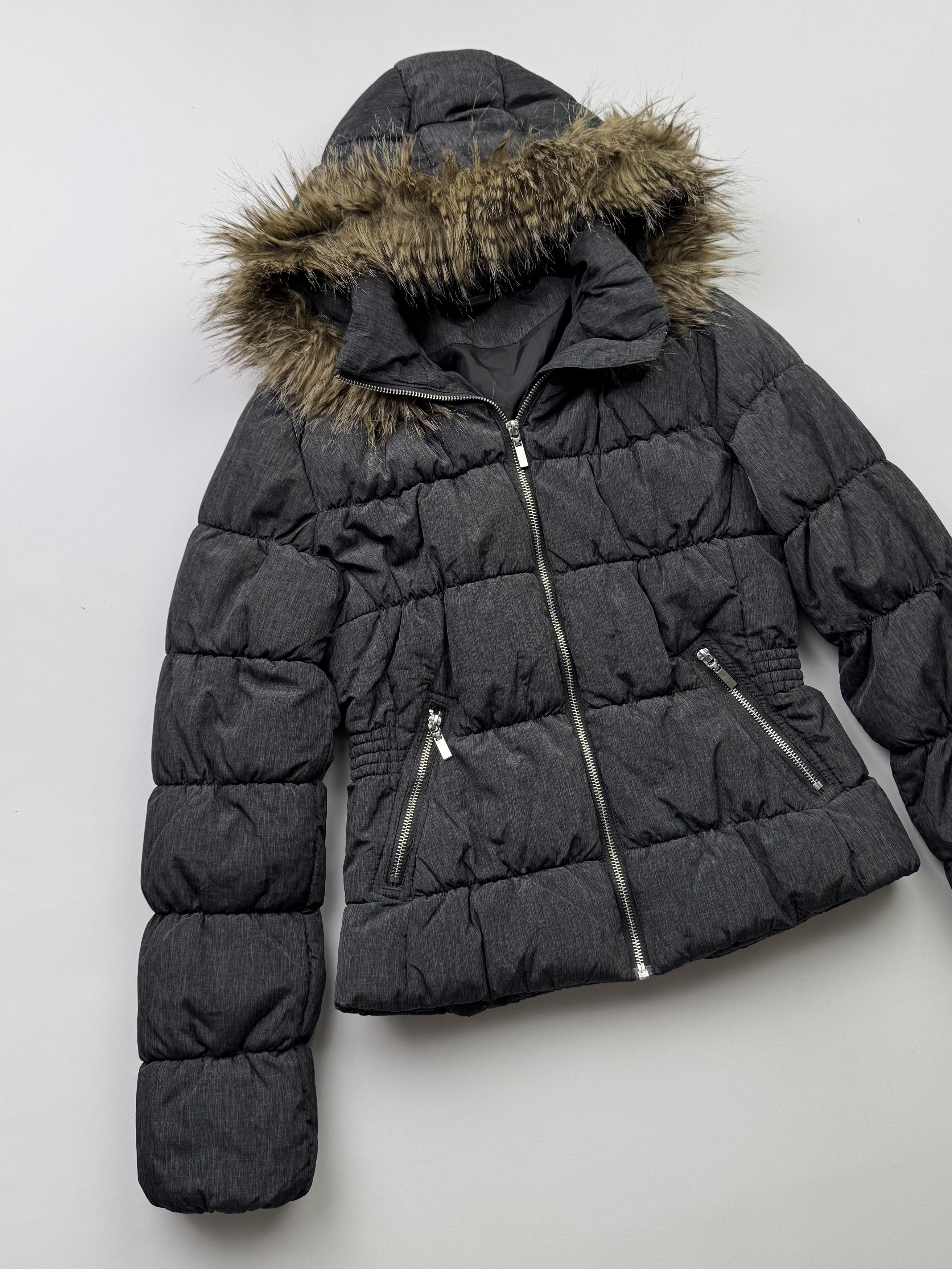 Japanese Brand Vintage Cropped Faux Fur Hood Jacket B756(V44)E2 Size XS / US 0-2 / IT 36-38 - 2 Thumbnail