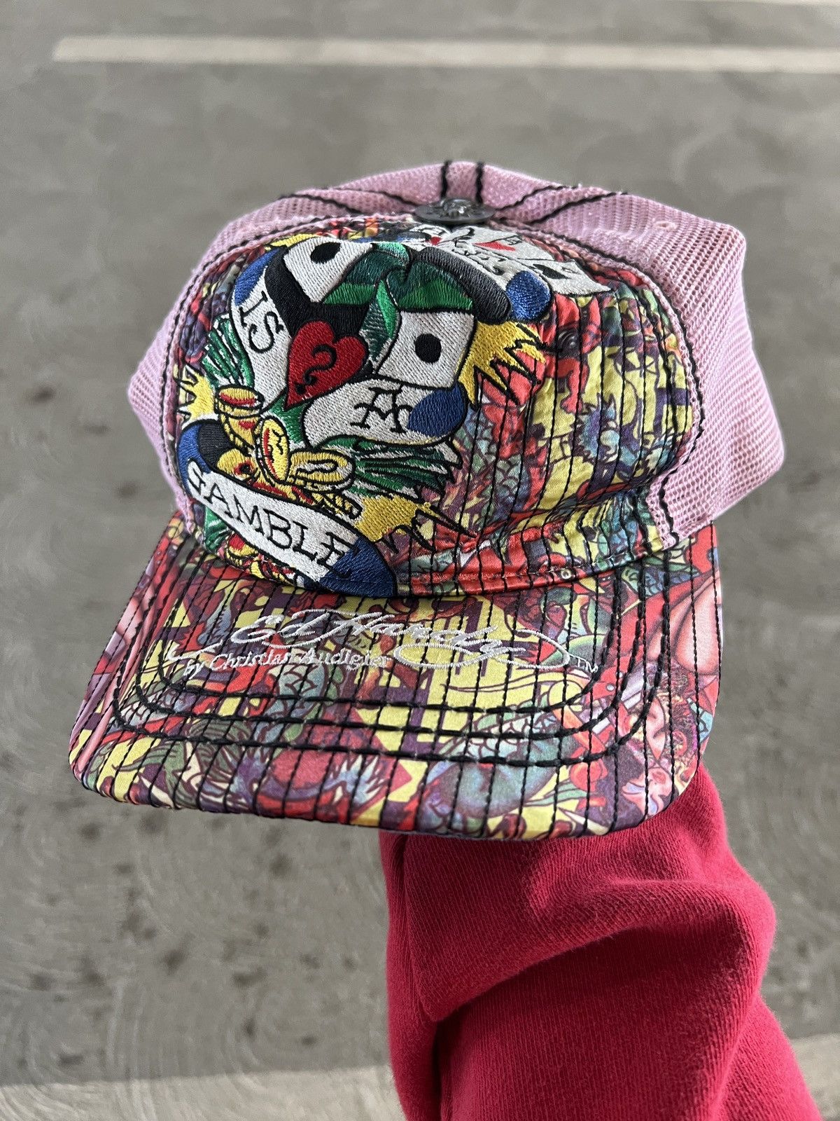 レディース 〈直営店購入〉 Hello Kitty × Ed Hardy コラボキャップ