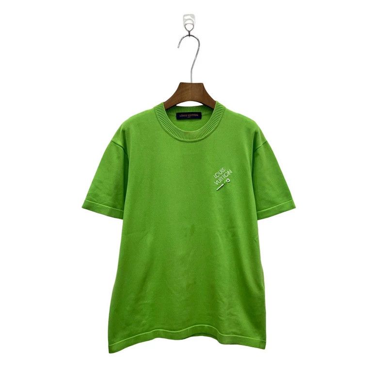 Louis Vuitton Louis Vuitton Pin Embroidery Logo Knit Short Sleeve Size US S / EU 44-46 / 1 - 1 Thumbnail