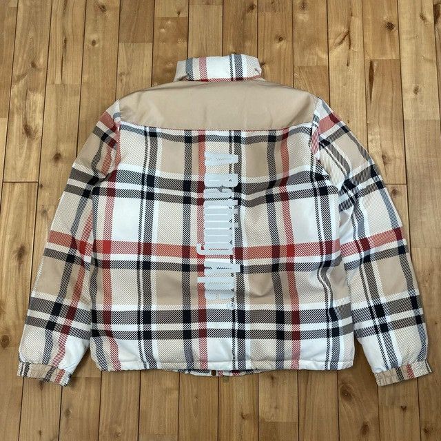Bape BAPE LOGO Check Puffer Down Jacket a bathing ape Size US XL / EU 56 / 4 - 3 Thumbnail