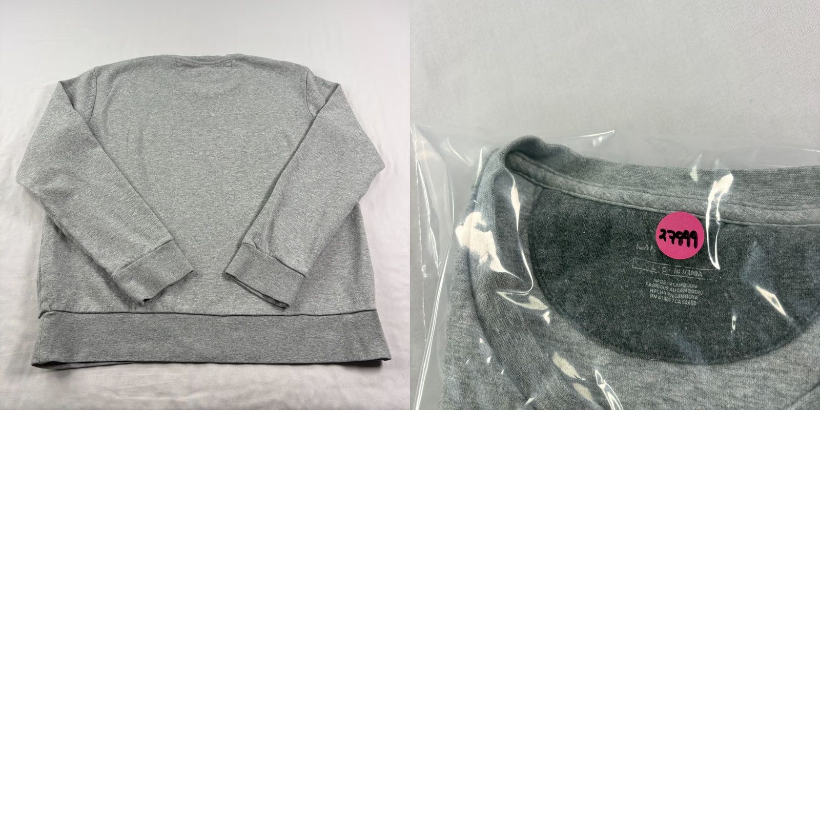 Polo Ralph Lauren Polo Ralph Lauren Sweatshirt Mens Large Gray Pullover Crew Neck Shirt Size US L / EU 52-54 / 3 - 8 Thumbnail