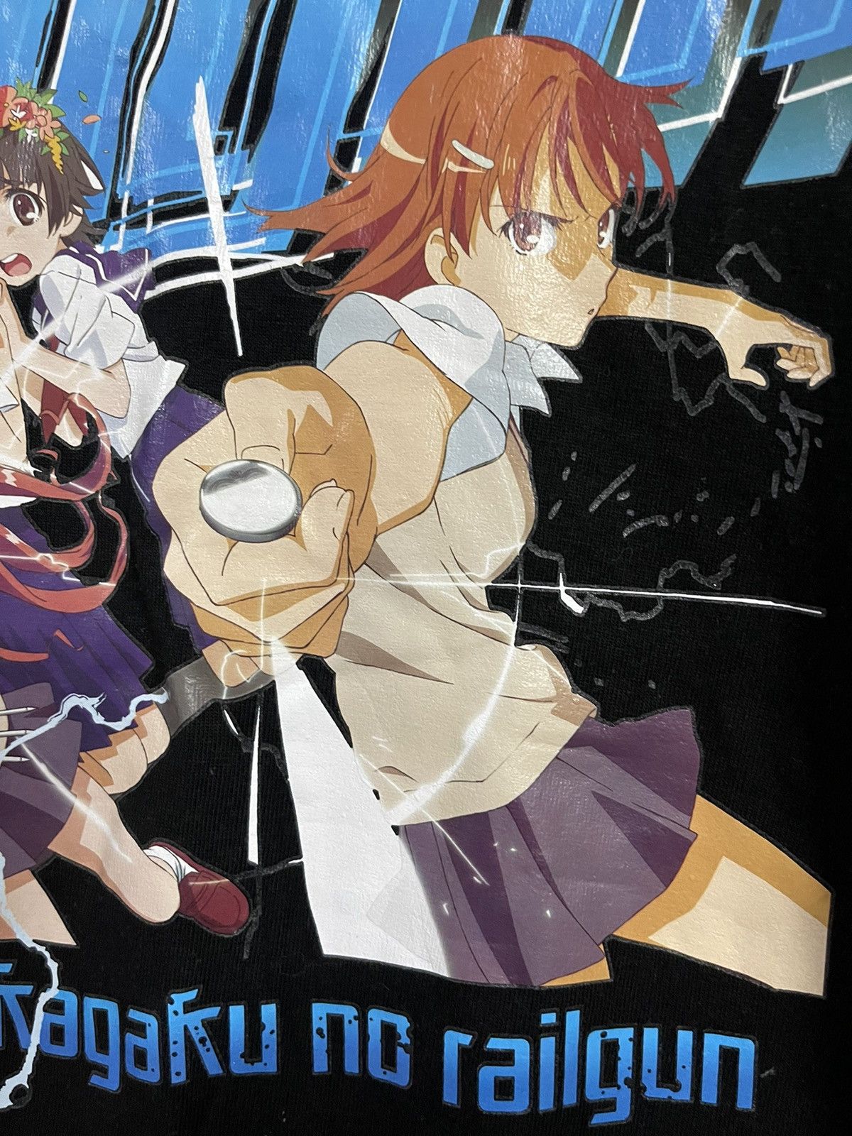 Anime × Japanese Brand × Vintage Vintage Anime T shirt Railgun M Manga Novel Akira Rare Size US M / EU 48-50 / 2 - 4 Thumbnail