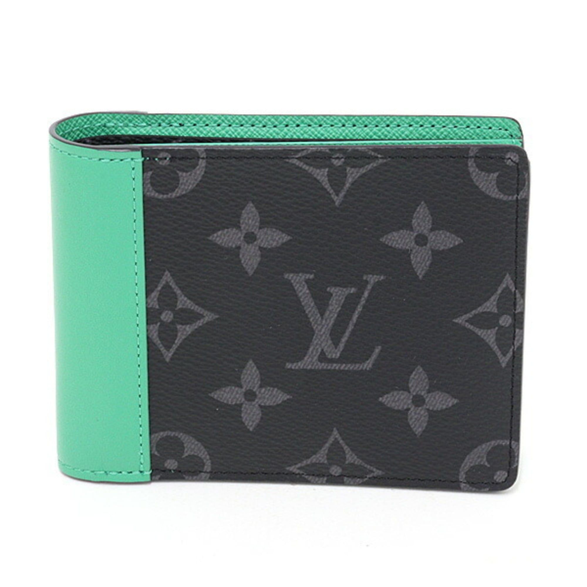 Louis Vuitton Louis Vuitton Portefeuille Slender Monogram Eclipse Bamboo Green M25849 Bi-fold Wallet, Unused Size ONE SIZE - 1 Thumbnail
