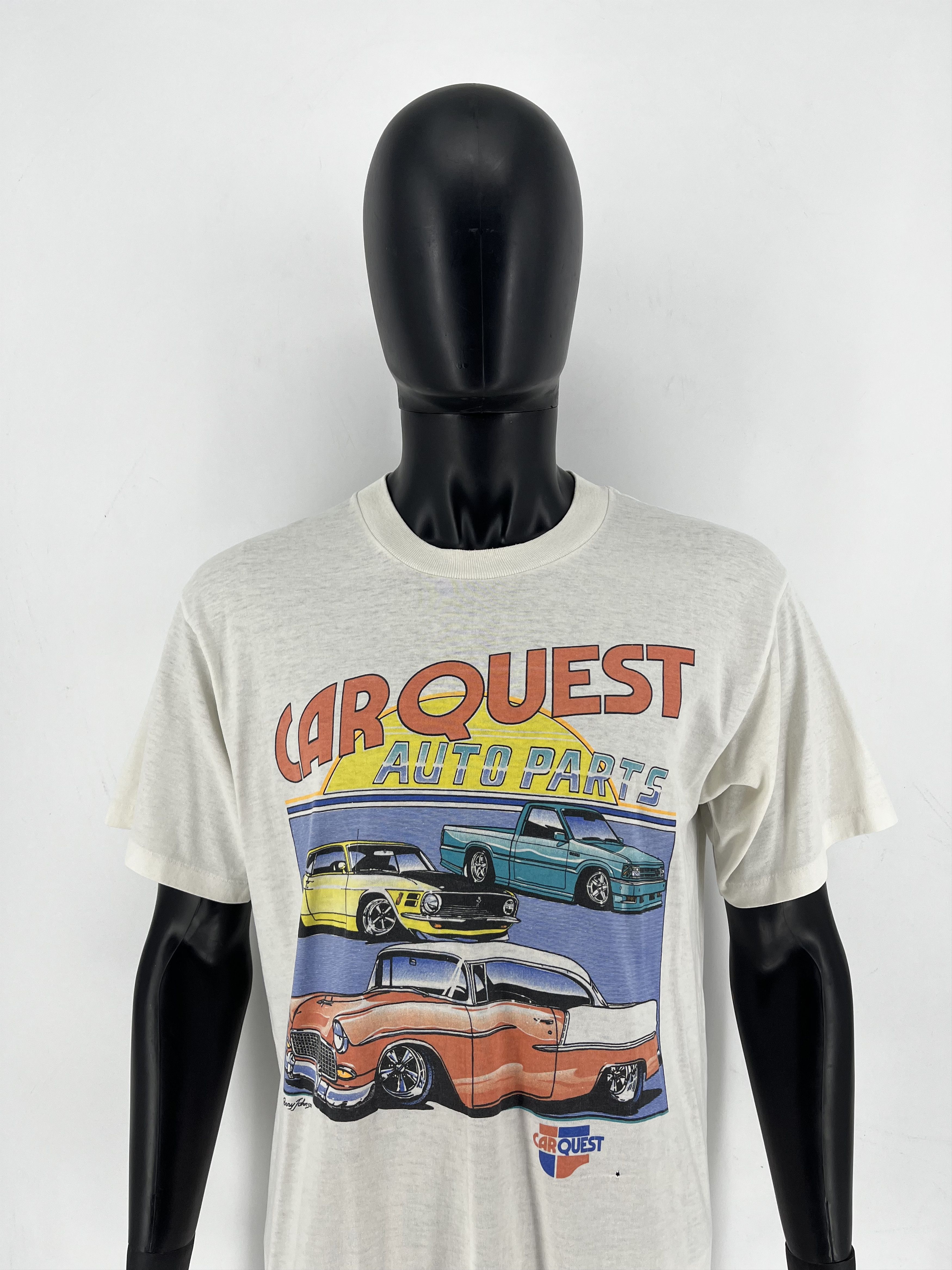 Vintage Vintage Car Quest Auto Parts T Shirt Size XL Size US XL / EU 56 / 4 - 1 Thumbnail